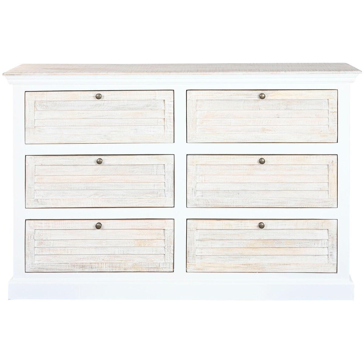 Cómoda Home ESPRIT Blanco Natural 150 x 40 x 100 cm