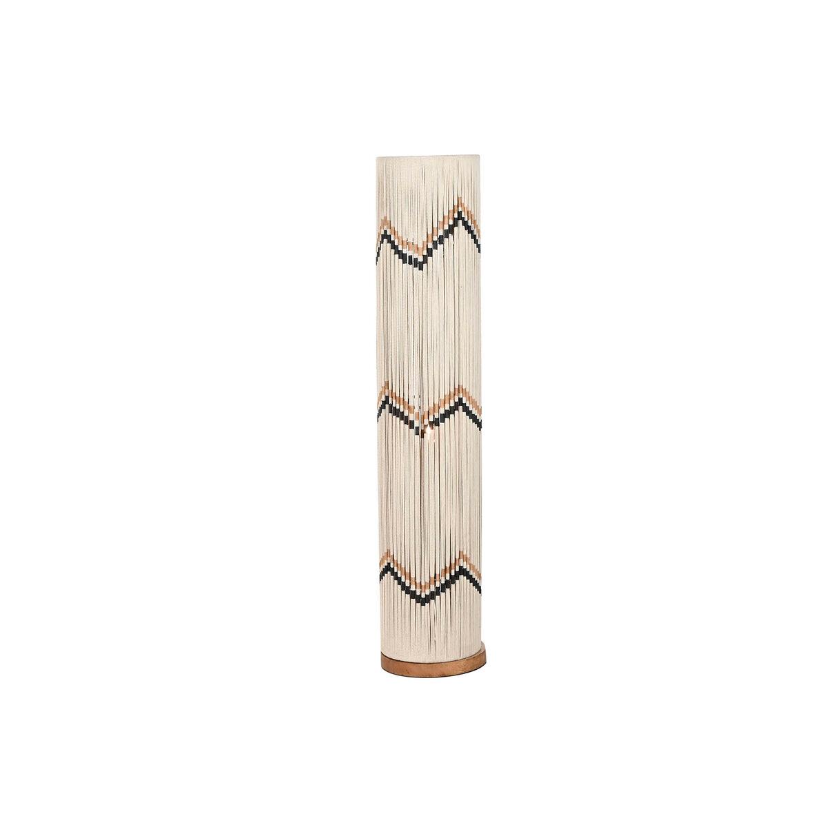 Lámpara de Pie Home ESPRIT Beige Bicolor 50 W 220 V 25 x 25 x 125 cm