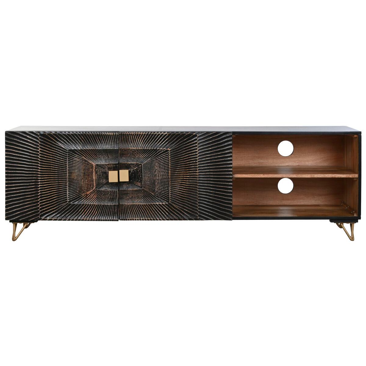 Mueble de TV Home ESPRIT Negro 160 x 40 x 50 cm