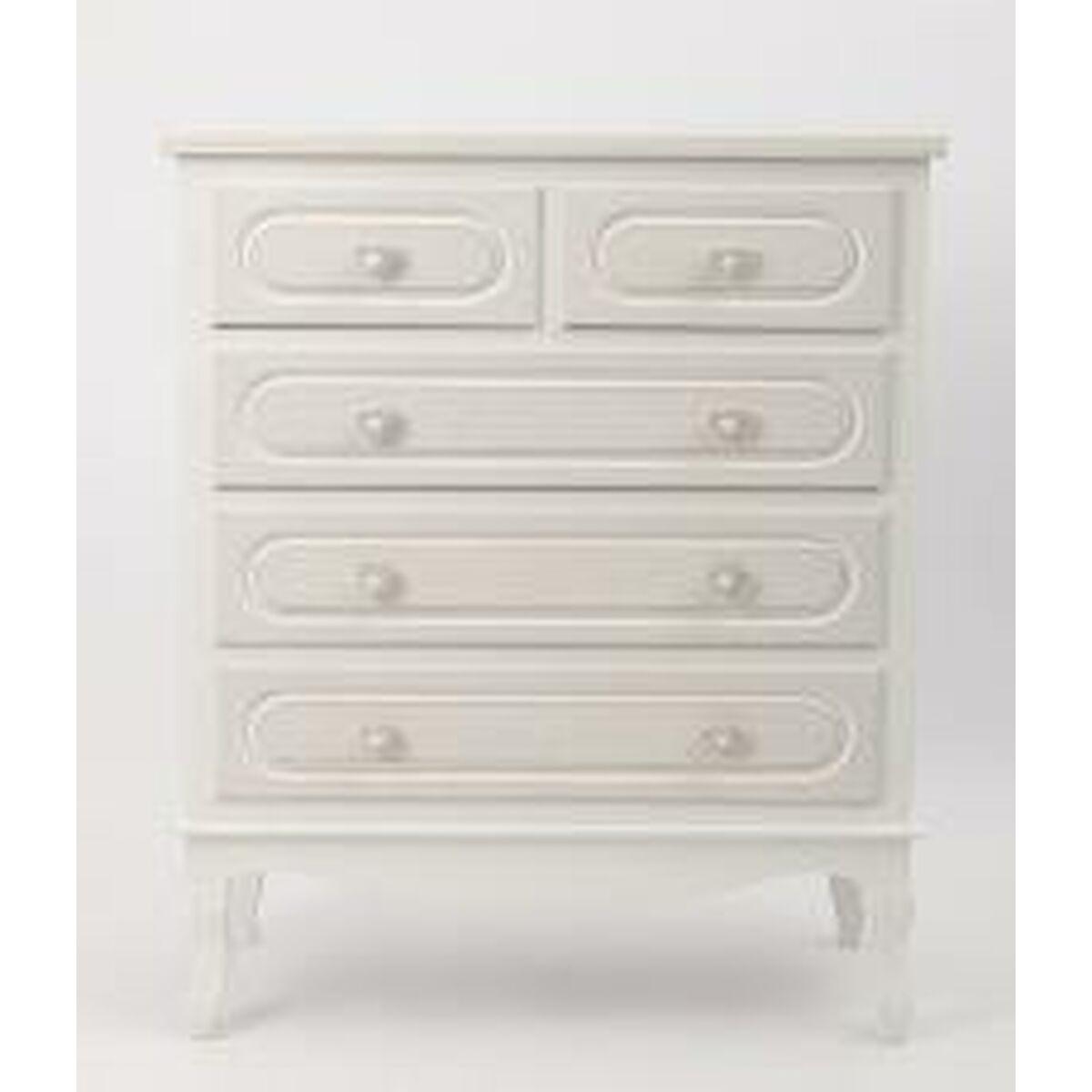 Tocador Home ESPRIT Blanco ABS Espejo Madera MDF 75 x 42 x 140 cm