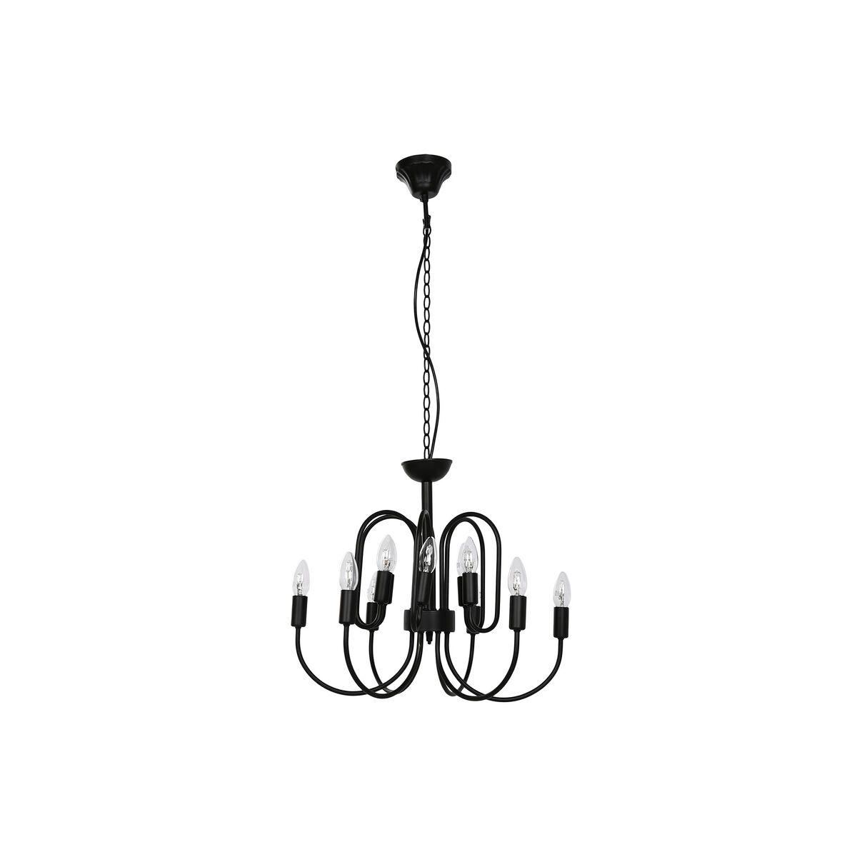 Lámpara de Techo Home ESPRIT Negro Metal 54 x 54 x 46 cm
