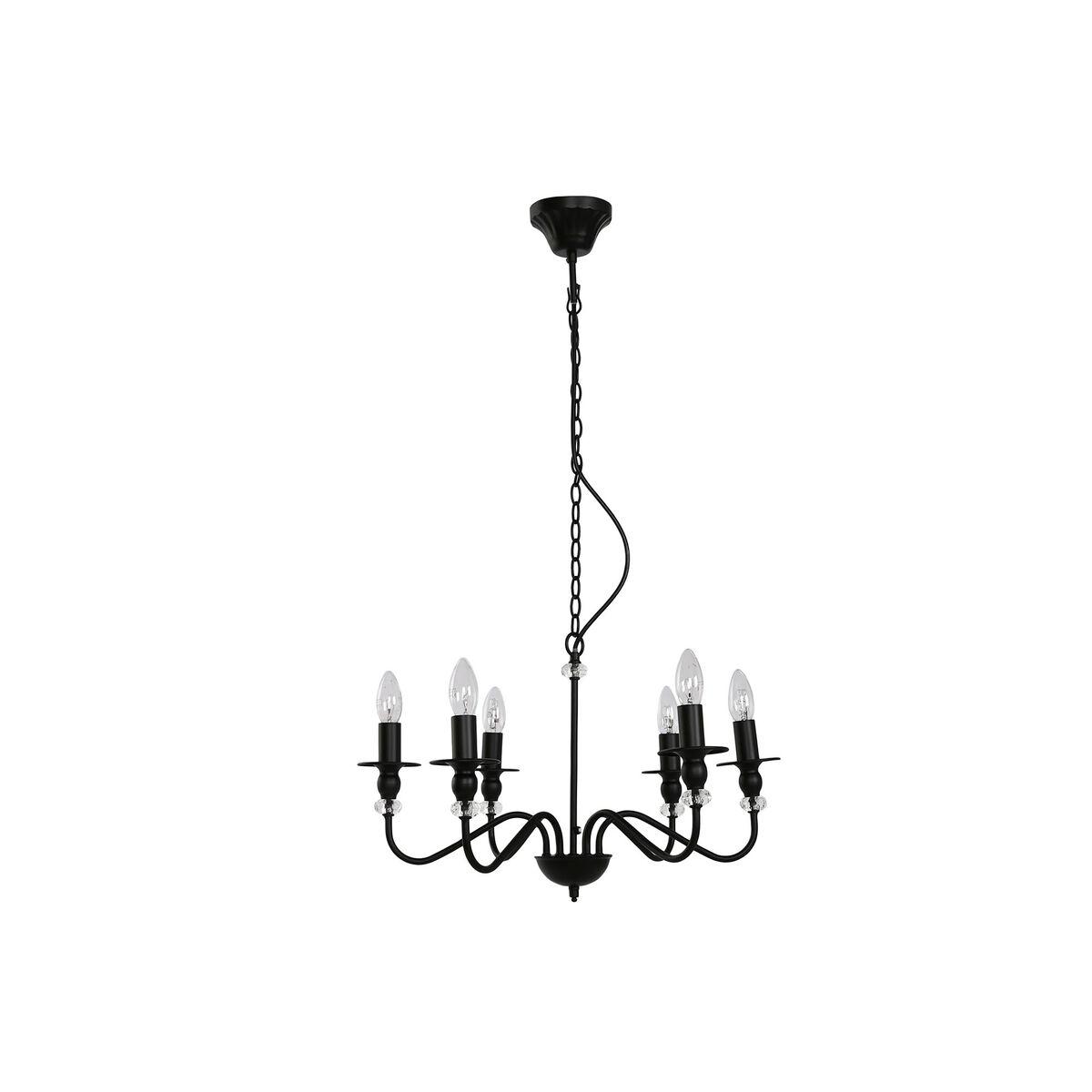 Lámpara de Techo Home ESPRIT Negro Metal 25 W 54 x 54 x 46 cm