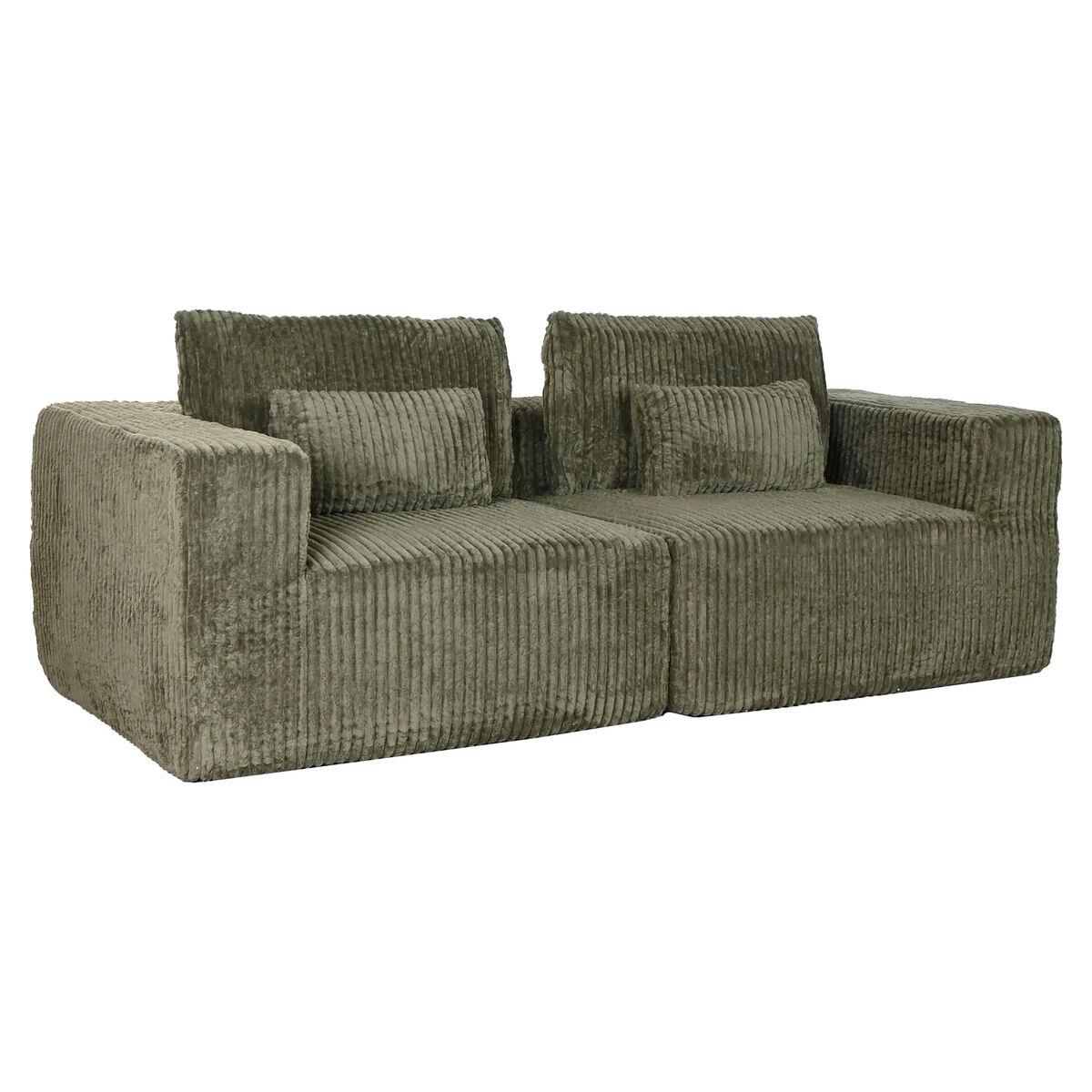 Sofá Home ESPRIT Verde Scandi 220 x 158 x 91 cm