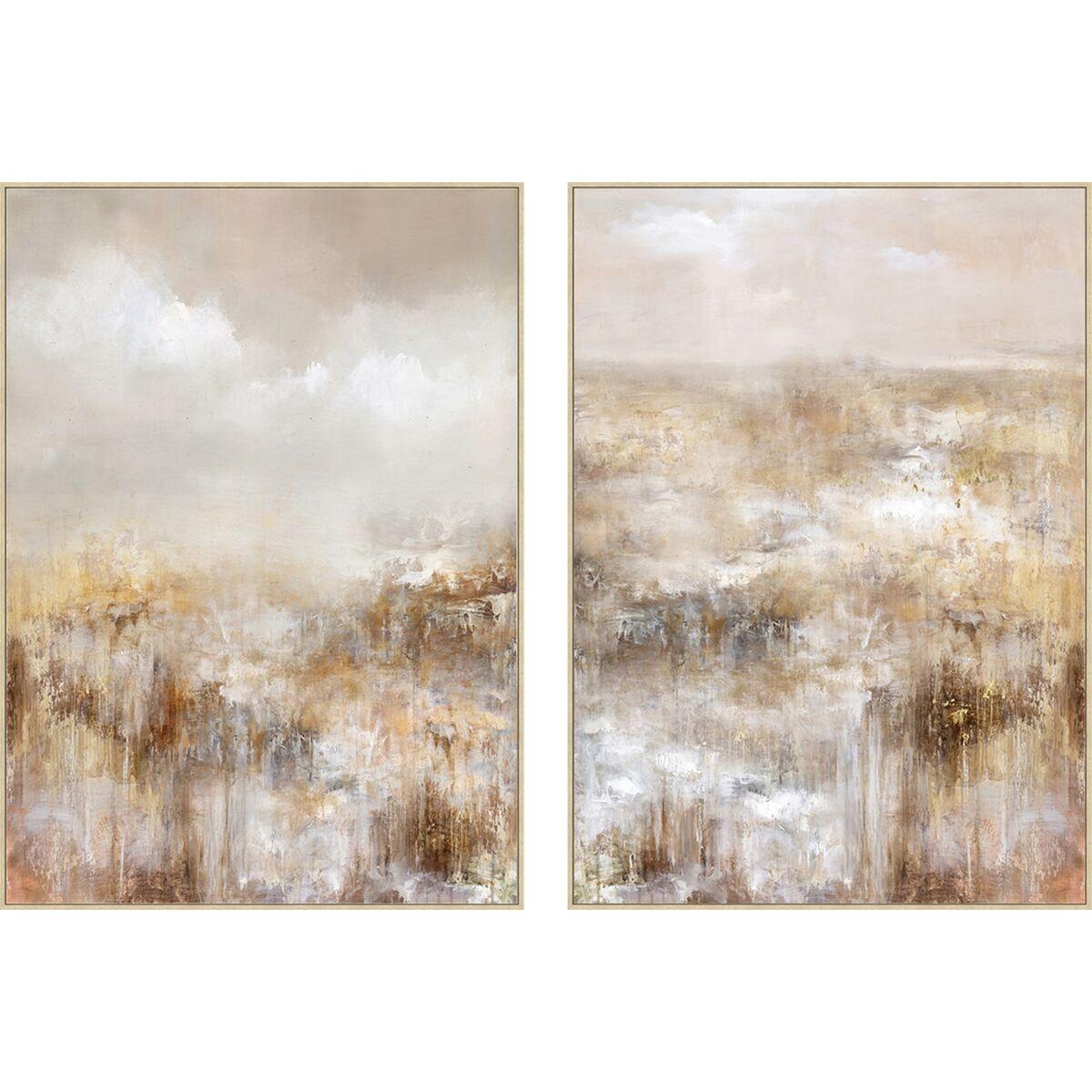 Lienzo Home ESPRIT Poliestireno Lienzo 103 x 4,5 x 143 cm