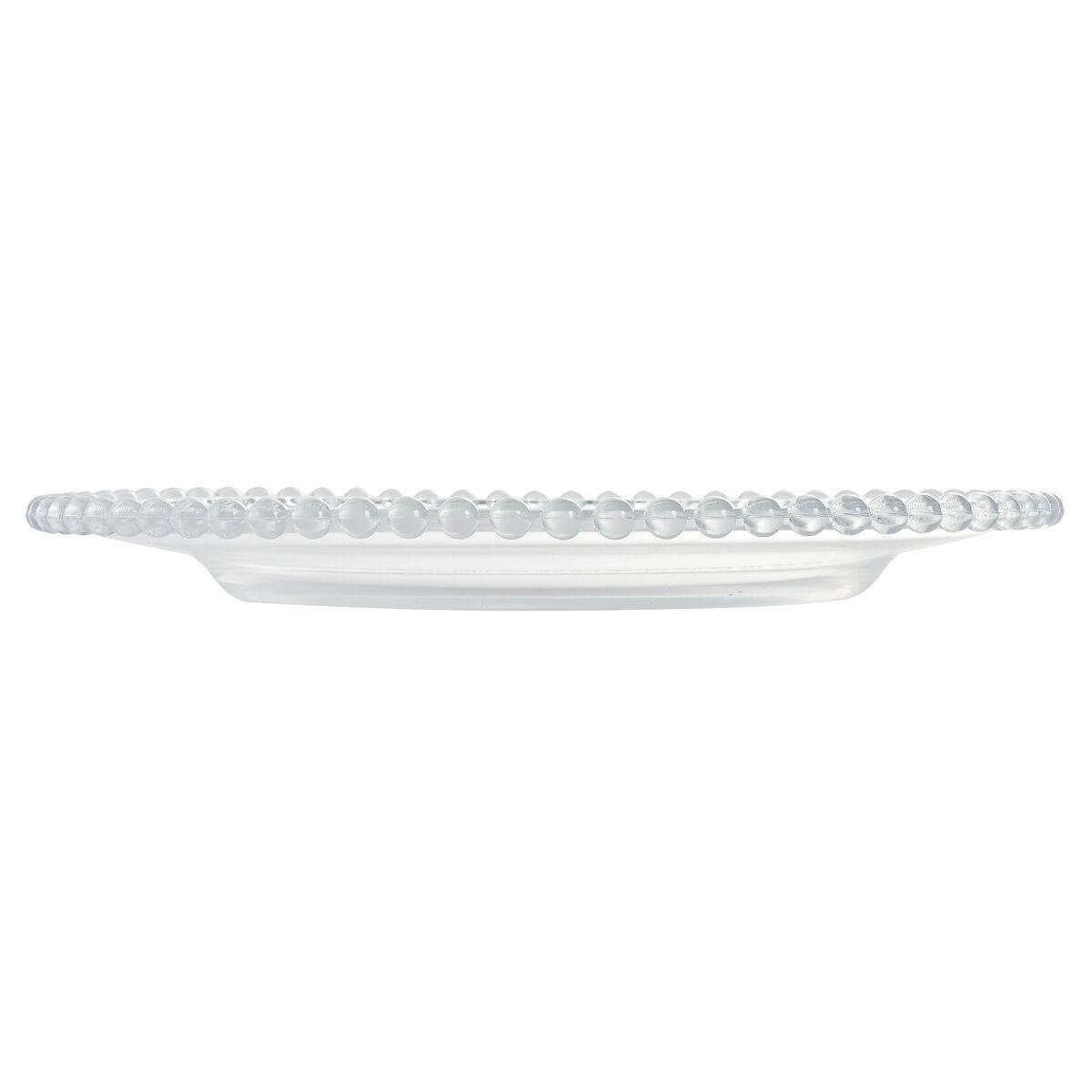 Plato Llano Home ESPRIT Transparente Cristal 27 X 27 X 2,6 CM