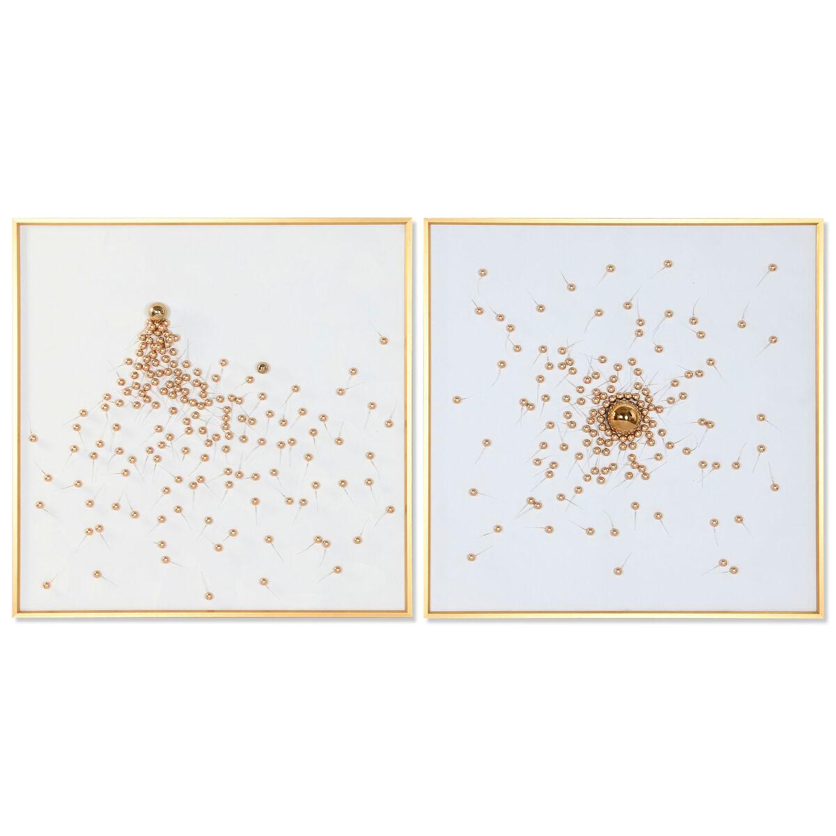 Lienzo Home ESPRIT Poliestireno Lienzo 100 x 3,5 x 100 cm