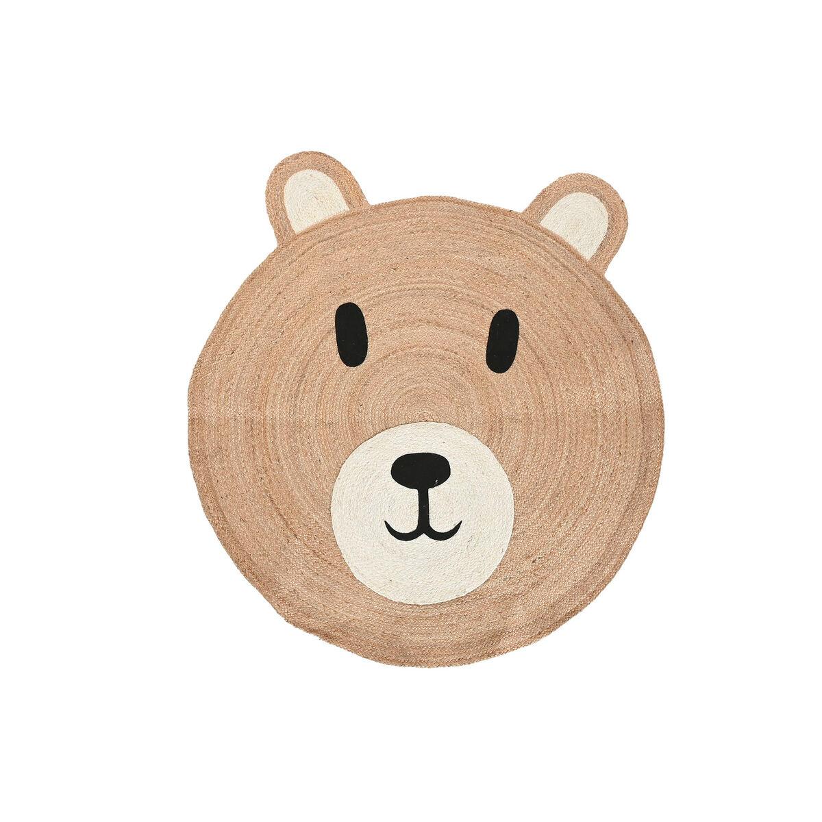 Alfombra Infantil Home ESPRIT Infantil Oso 120 x 120 x 1 cm