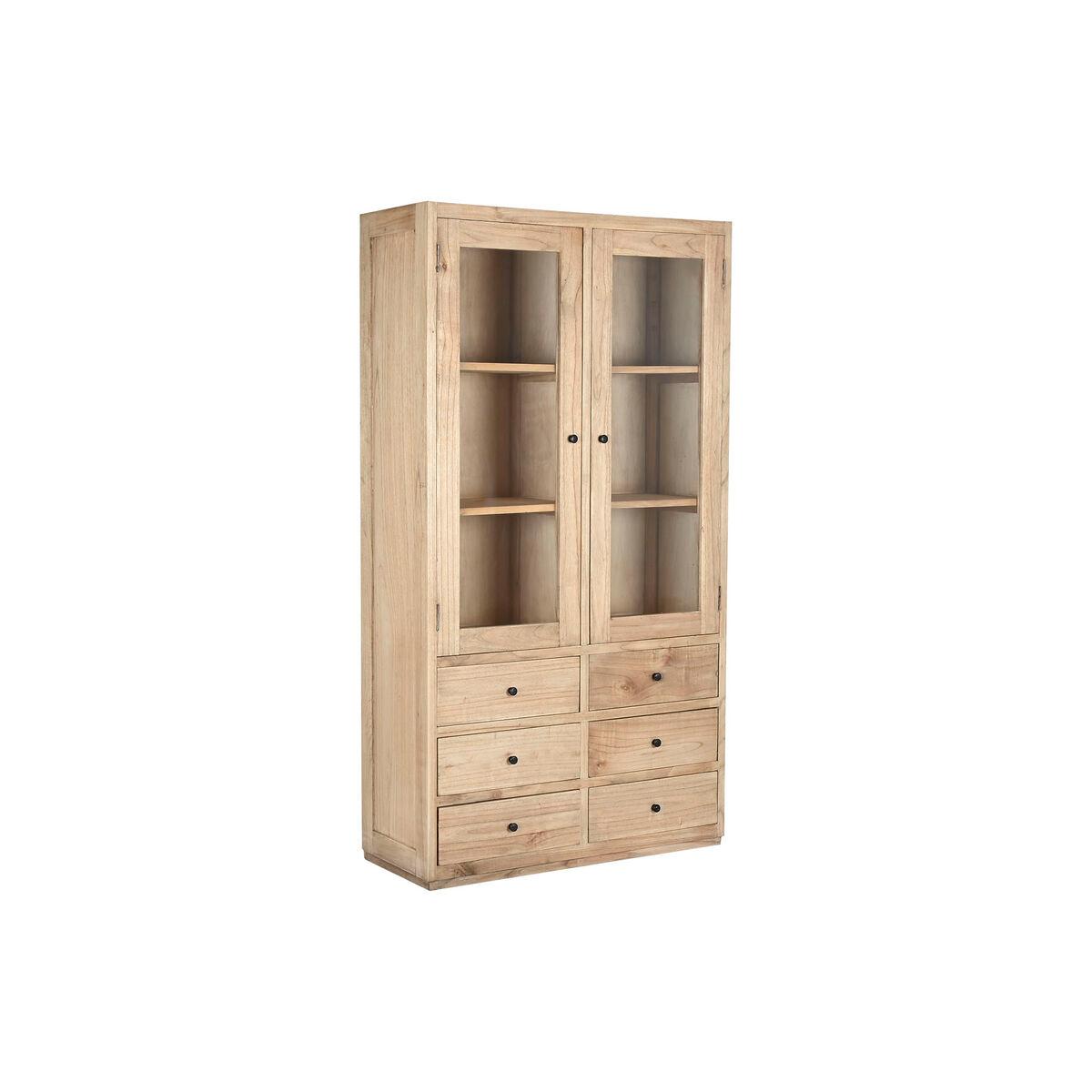 Vitrina Home ESPRIT Cristal madera de mindi 100 x 40 x 185 cm
