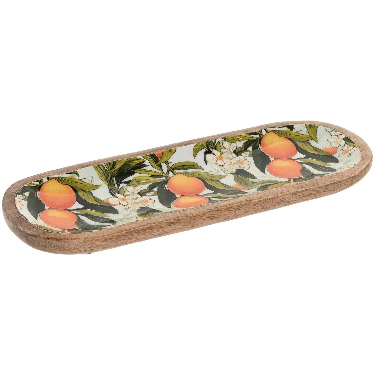 Bandeja de Aperitivos Home ESPRIT Multicolor Tropical