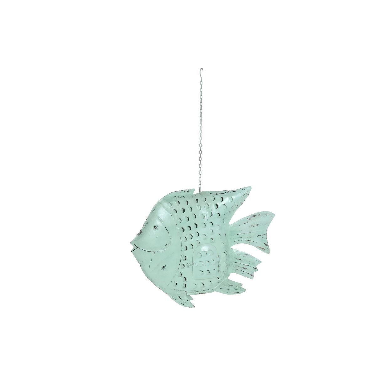 Figura Decorativa Home ESPRIT Azul Pez 80 X 12 X 60 cm