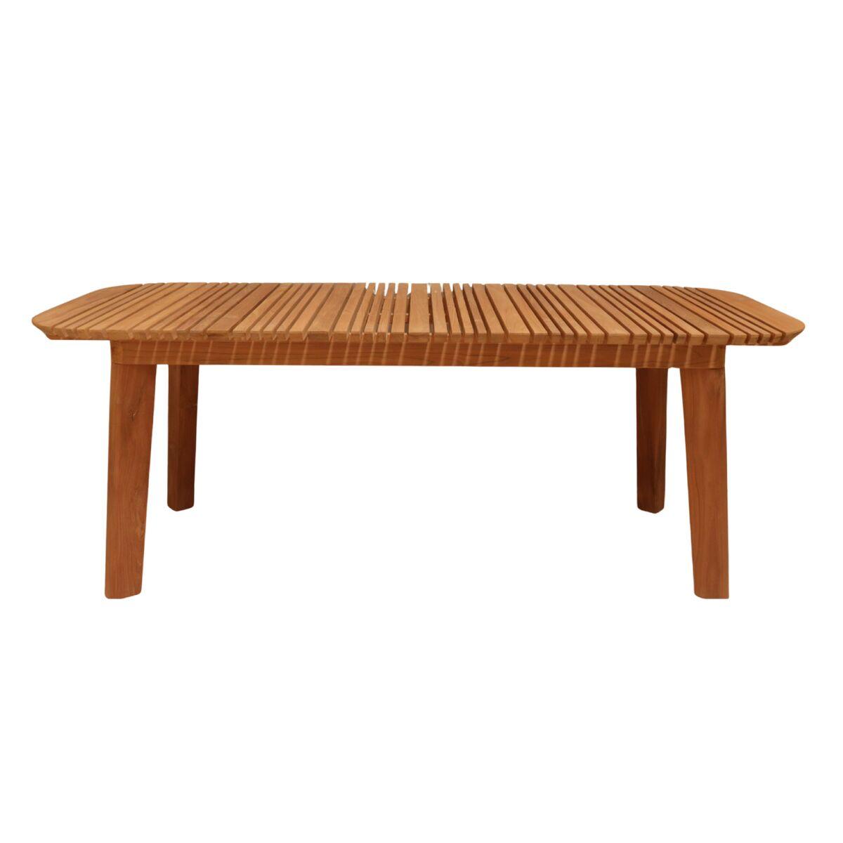 Mesa de Comedor Home ESPRIT madera de teca 200 x 90 x 74 cm