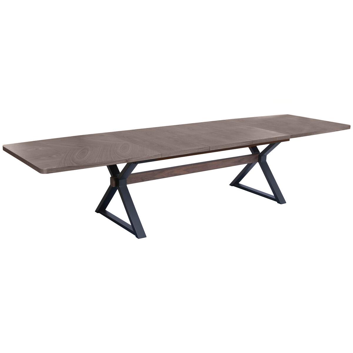 Mesa de Comedor Home ESPRIT Marrón Negro Metal Madera MDF 200 X 97 X 75 CM