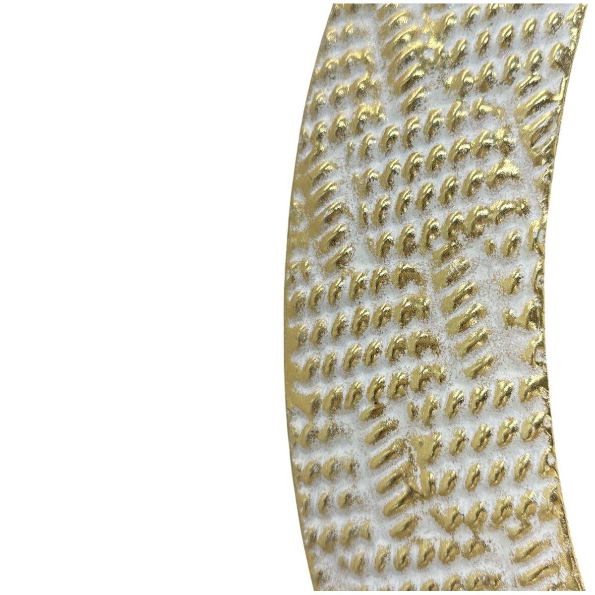 Espejo de pared Home ESPRIT Blanco Dorado Oriental