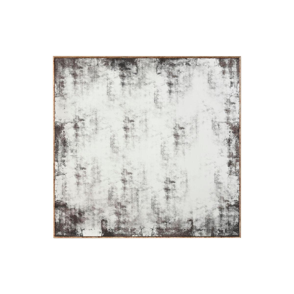 Espejo de pared Home ESPRIT Negro Dorado Vintage 80 x 4 x 80 cm
