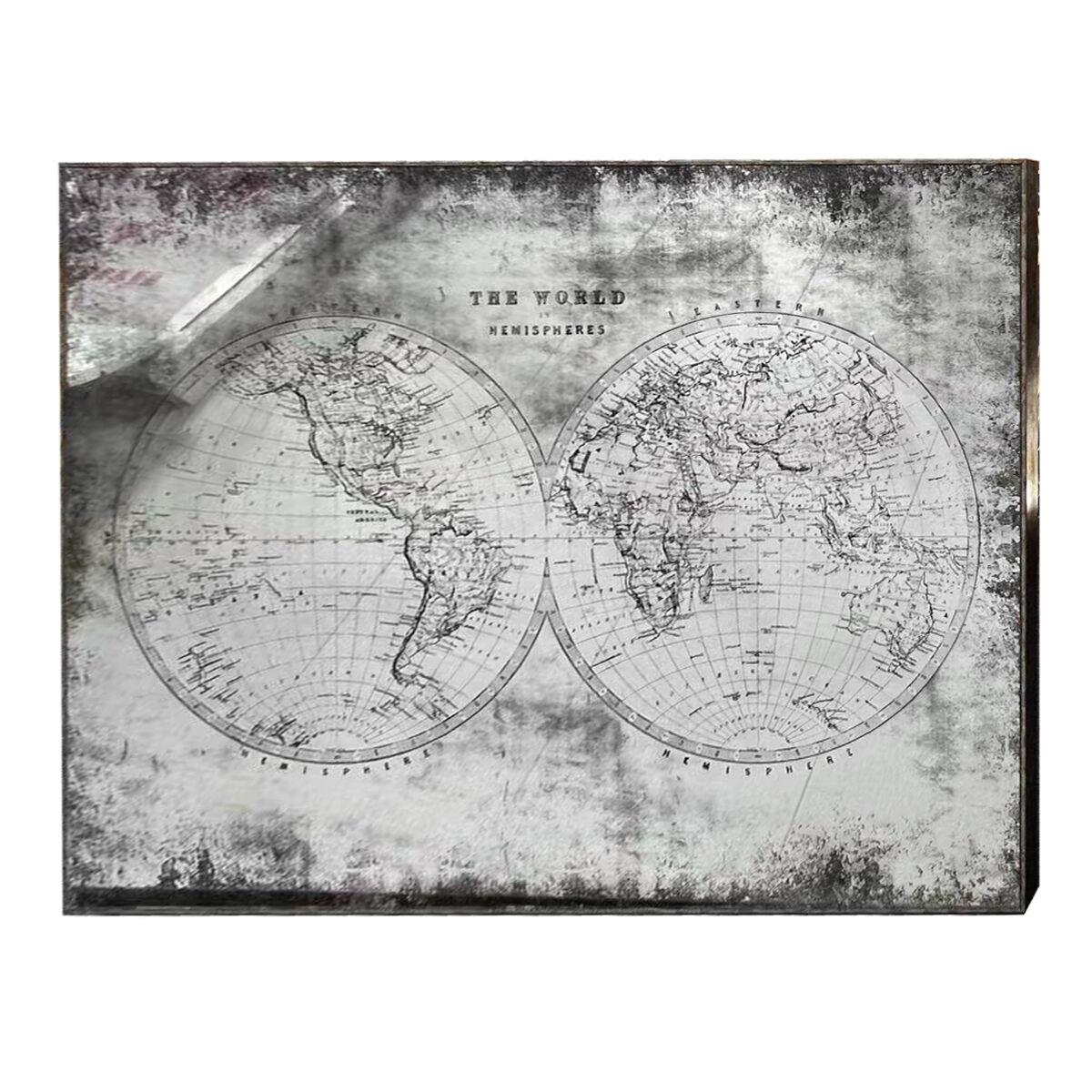 Espejo de pared Home ESPRIT Negro Dorado Vintage 90 x 4 x 60 cm 90 x 3,5 x 60 cm