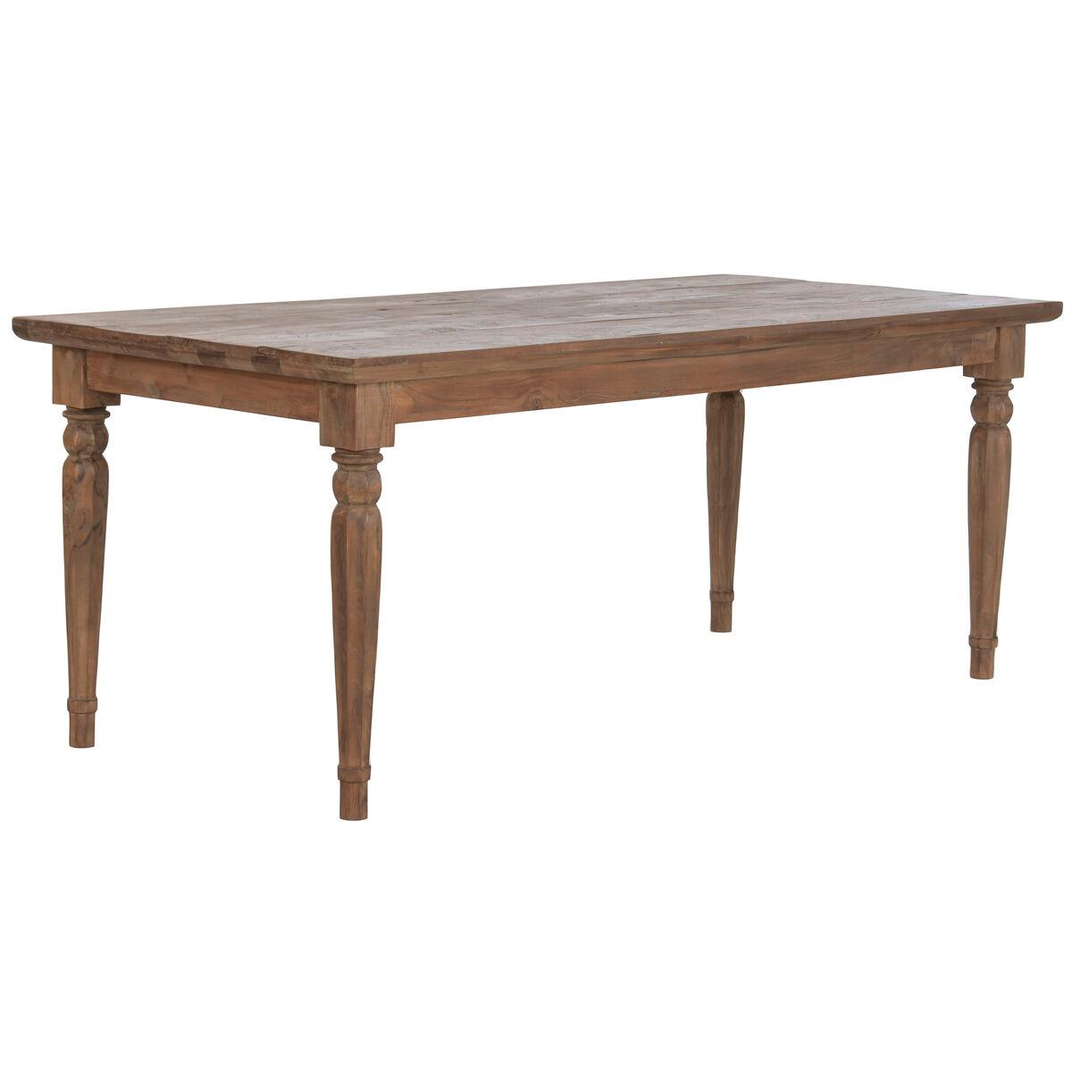 Mesa de Comedor Home ESPRIT madera de teca 200 x 90 x 78 cm