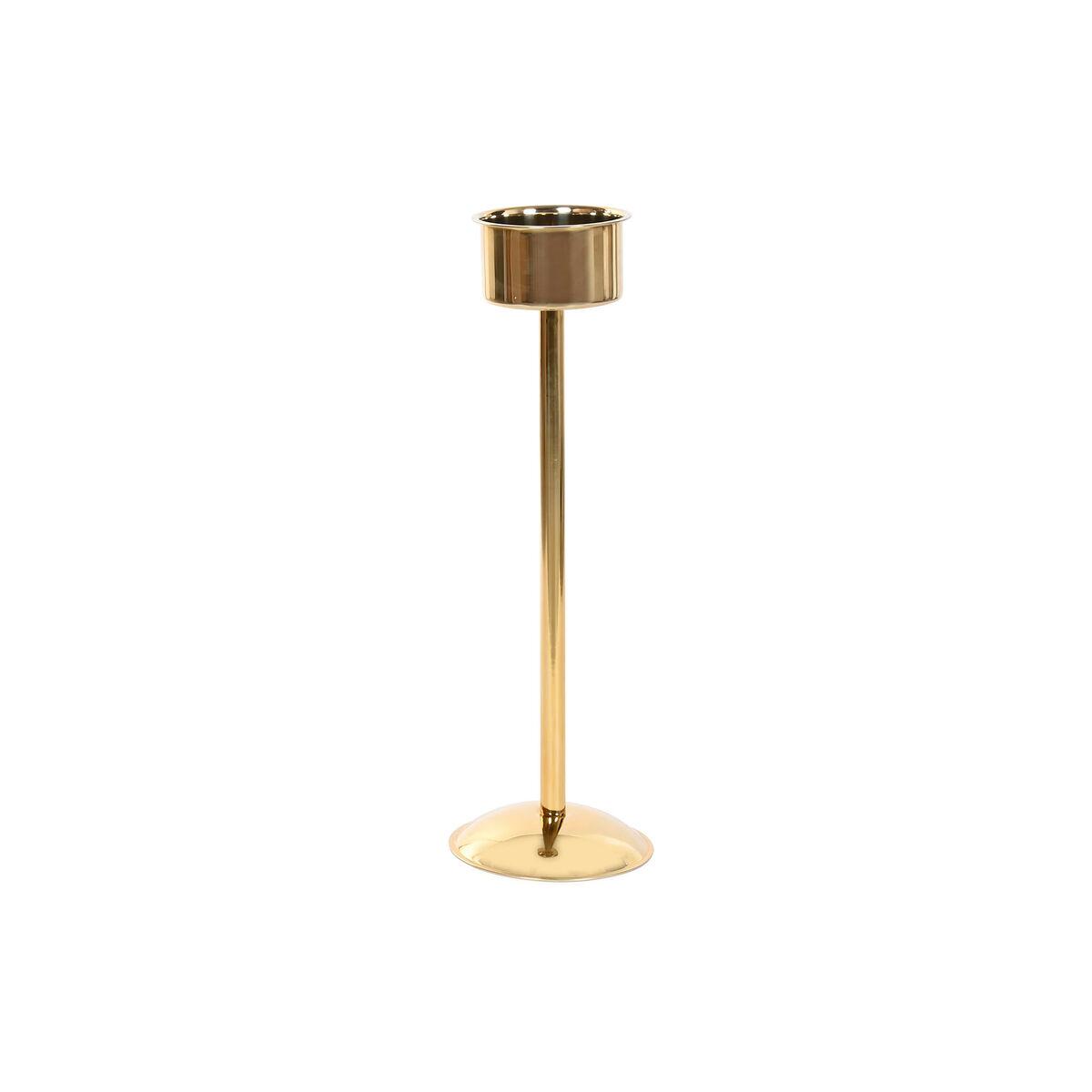 Champanera Home ESPRIT Dorado Acero Inoxidable Aluminio Glam 26 x 26 x 80 cm