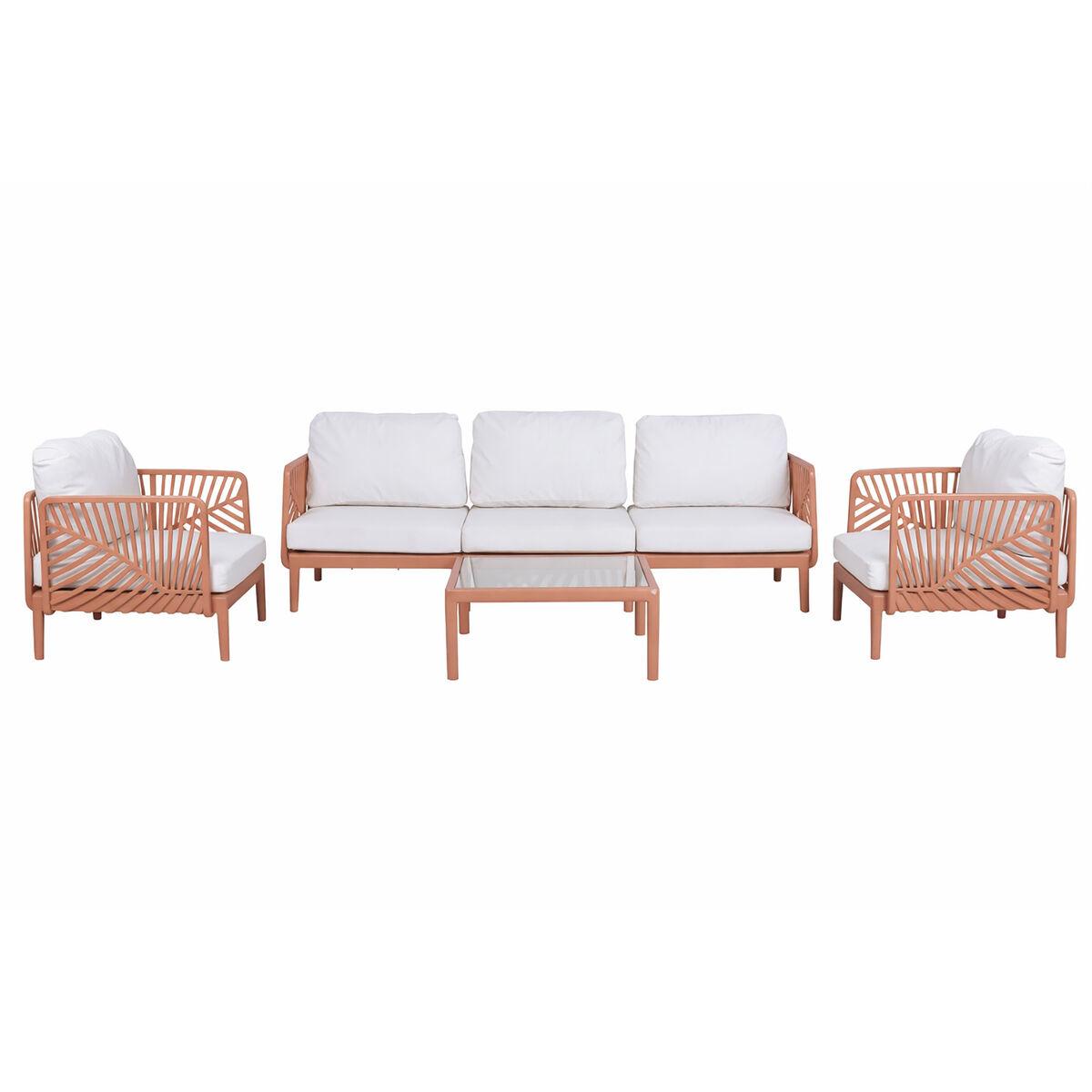 Sofá de Jardín Home ESPRIT Terracota 222 X 74 X 70 CM
