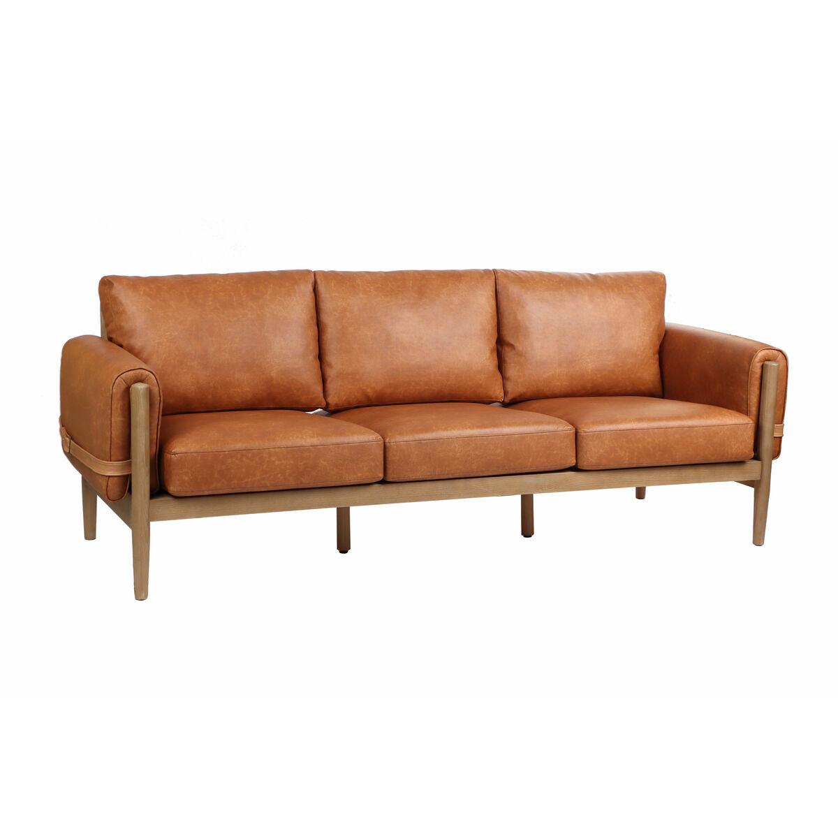Sofá Home ESPRIT Marrón Moderno 220 X 80 X 82 CM