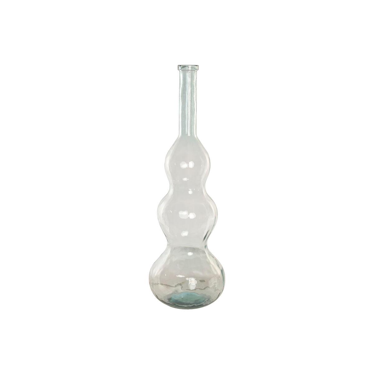 Jarrón Home ESPRIT Transparente Cristal reciclado Urbano 33 x 33 x 100 cm