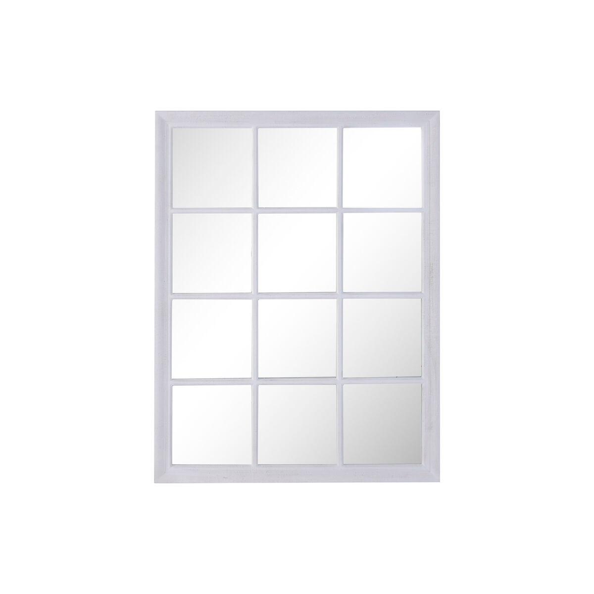 Espejo de pared Home ESPRIT Blanco Ventana 90 x 3,5 x 120 cm