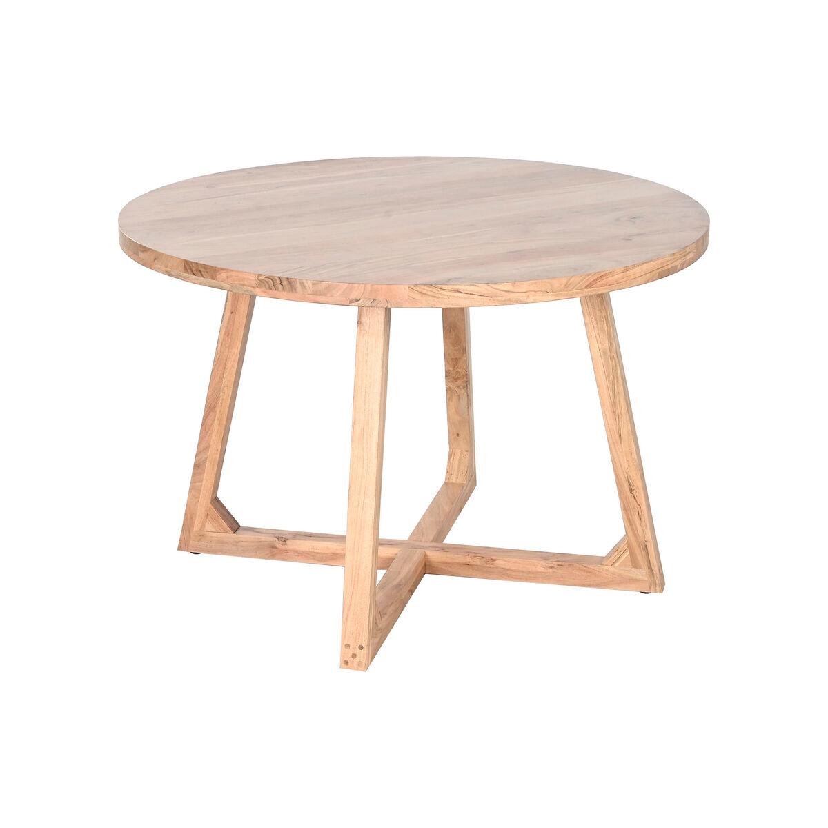 Mesa de Comedor Home ESPRIT Acacia 140 x 140 x 76 cm