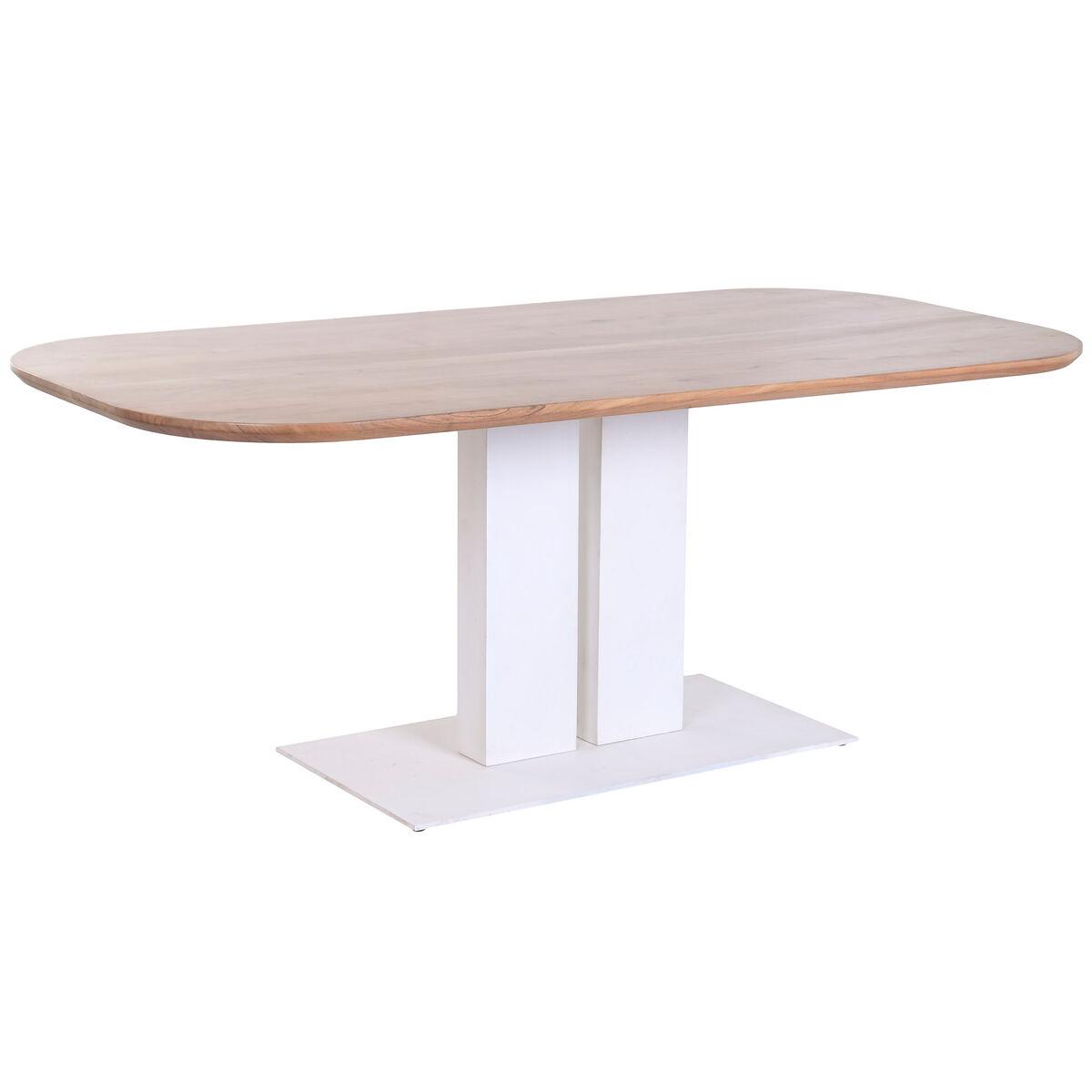 Mesa de Comedor Home ESPRIT Metal Madera de acacia 240 X 110 X 76 CM