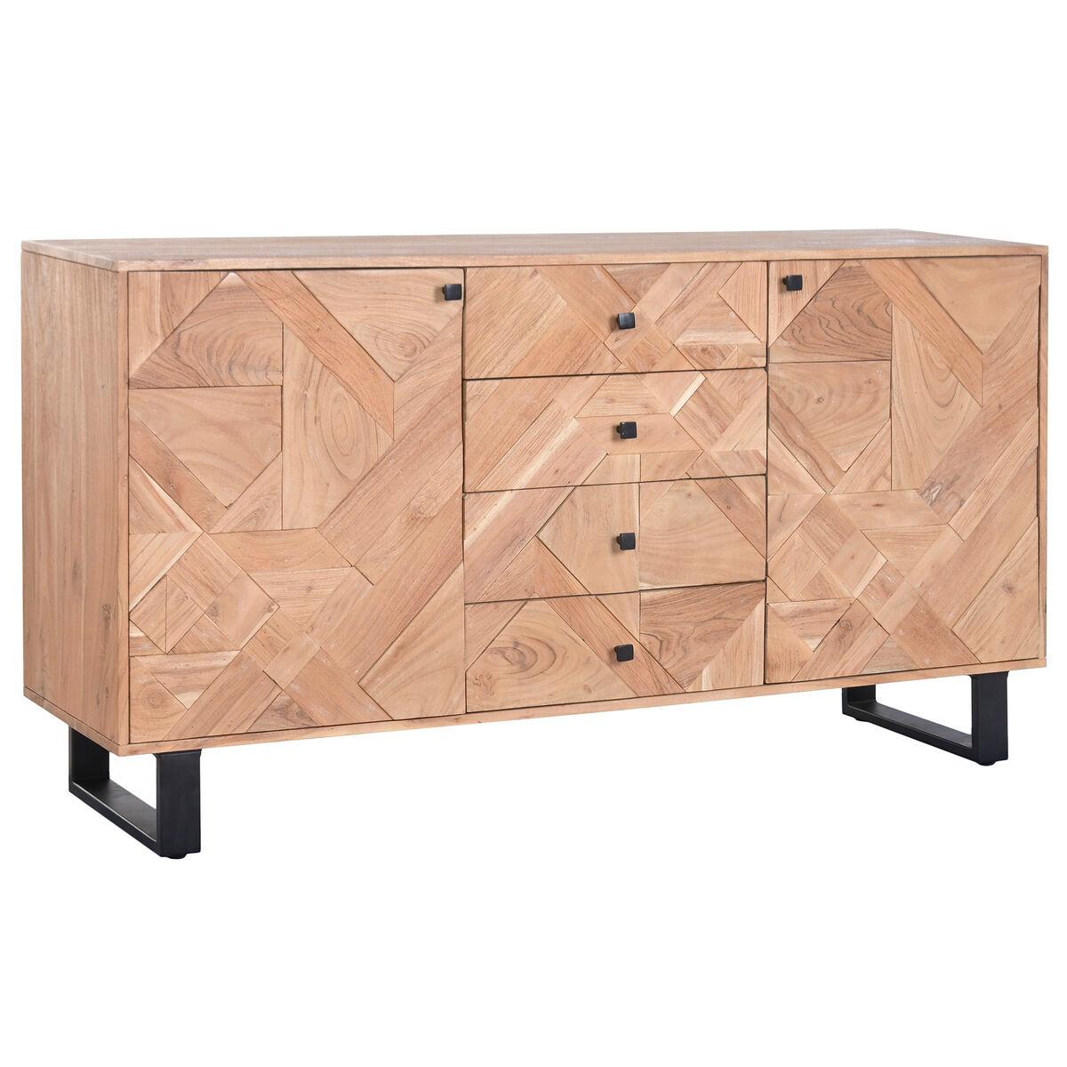 Aparador Home ESPRIT Metal Acacia 160 x 40 x 85 cm