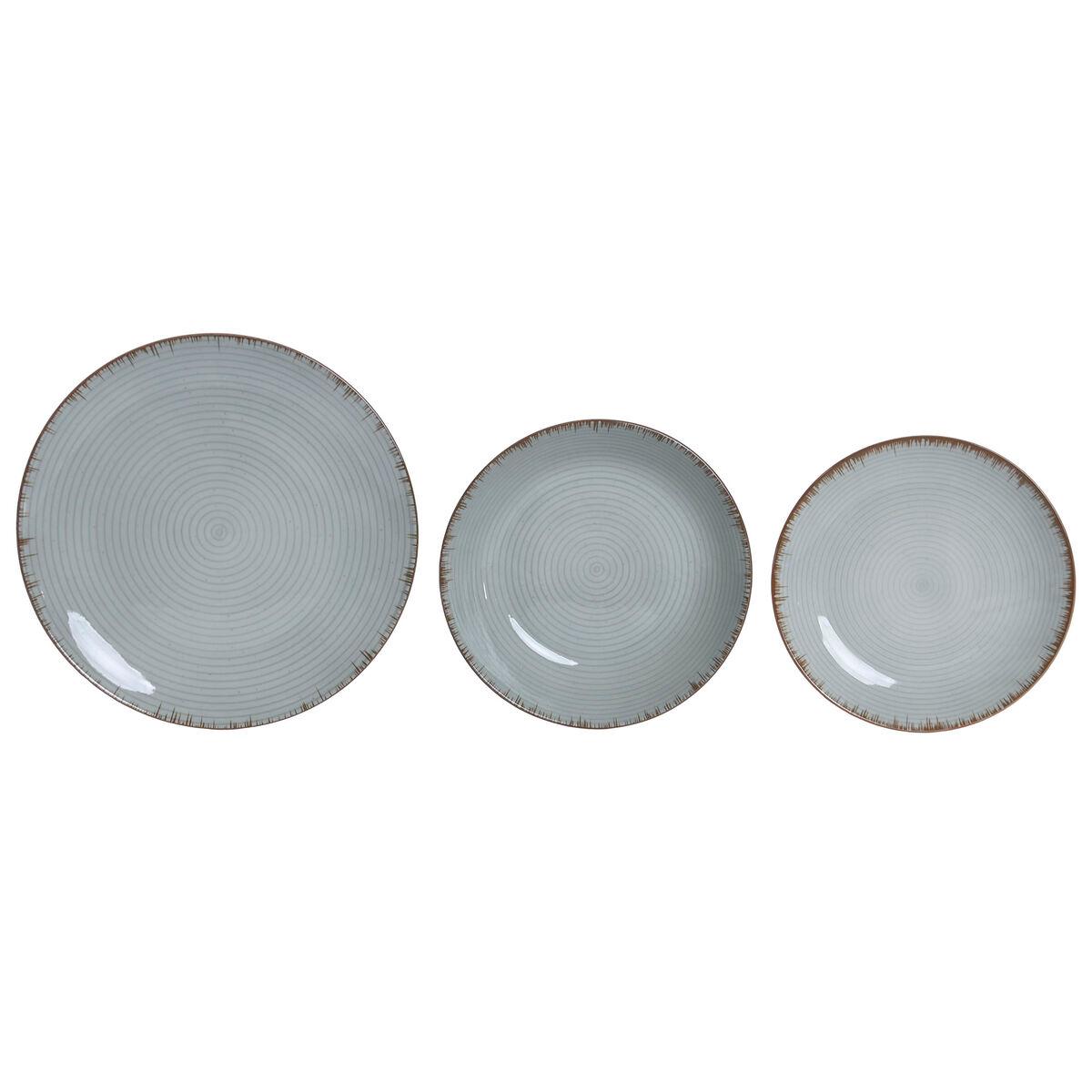 Set de Vajilla Home ESPRIT Verde Claro Porcelana 18 Piezas