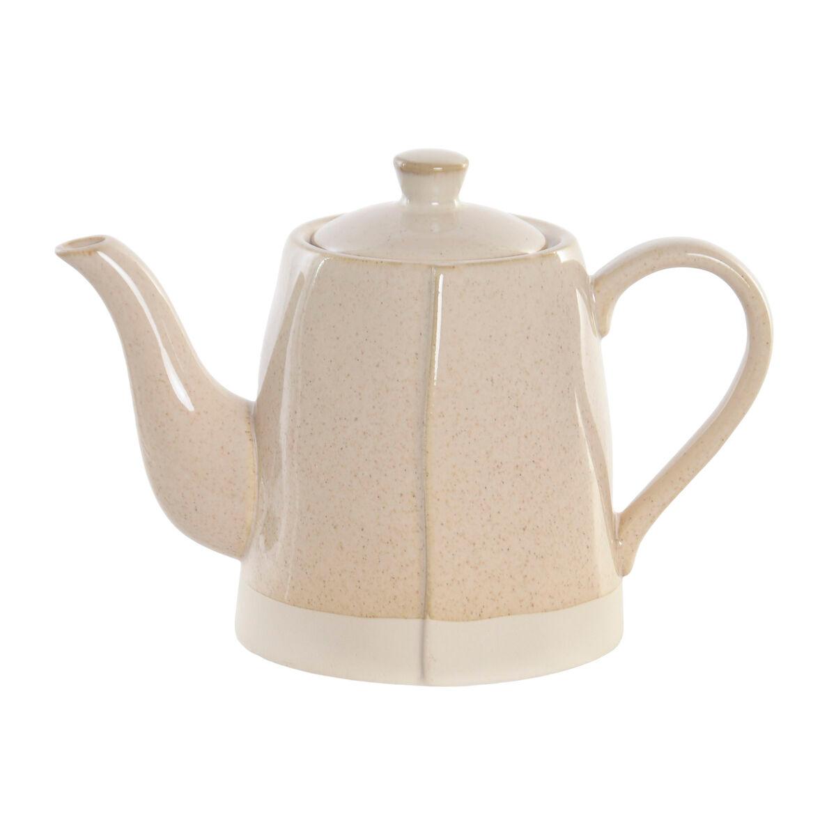 Tetera Home ESPRIT Beige Gres 600 ml