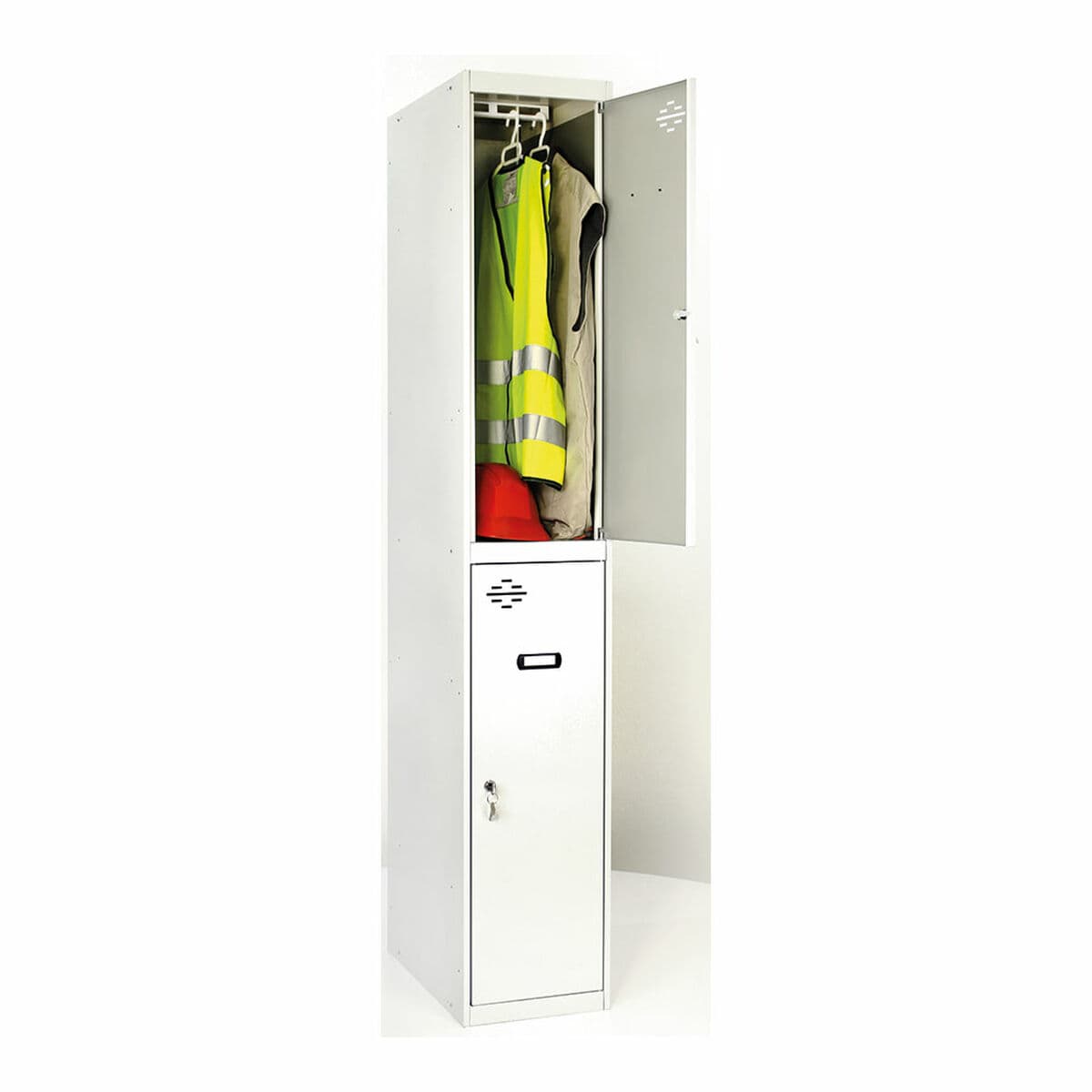 Taquilla Simon Rack Gris Metal 30 X 50 X 180 CM