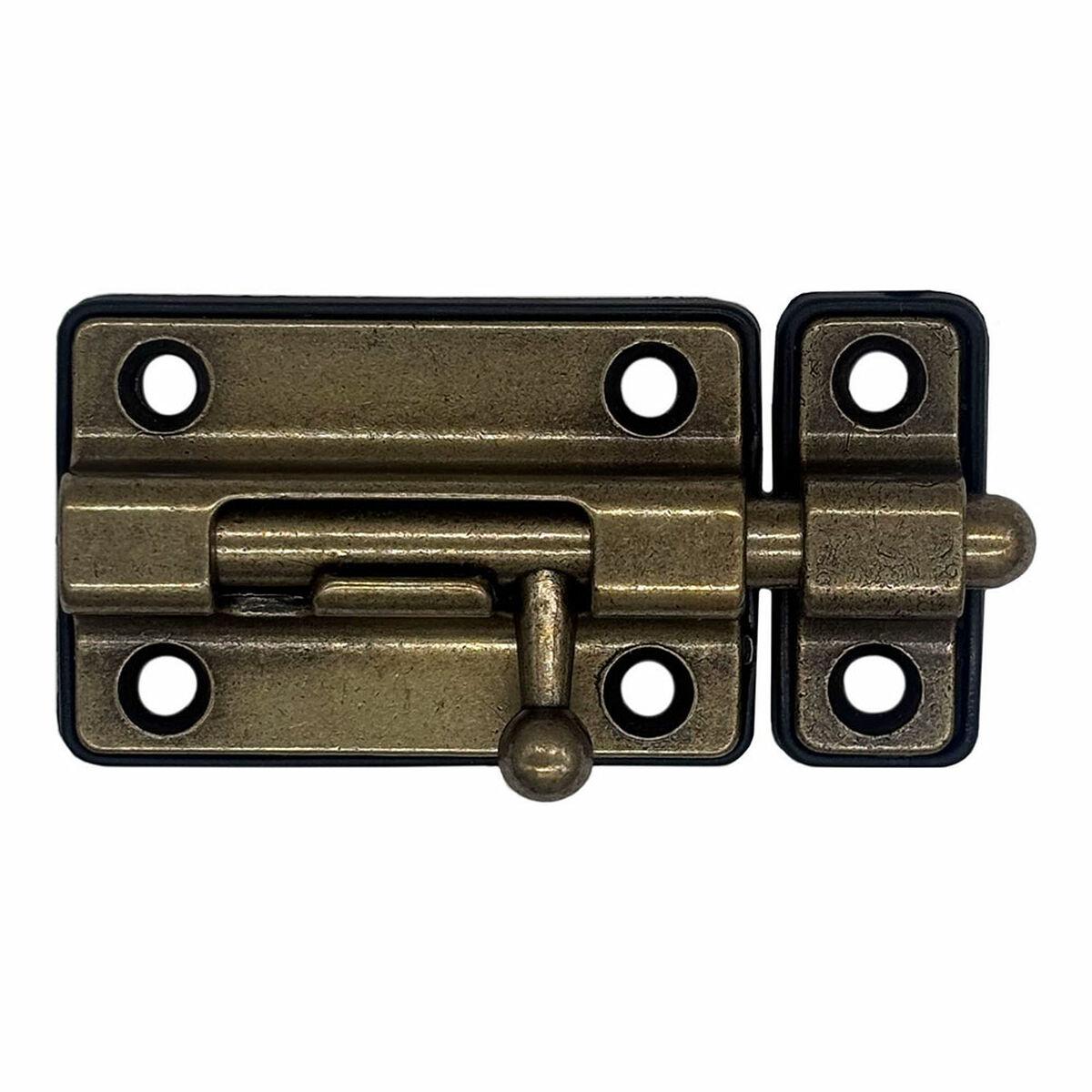 Pestillo de puerta EDM 85524 Marrón claro 50 mm