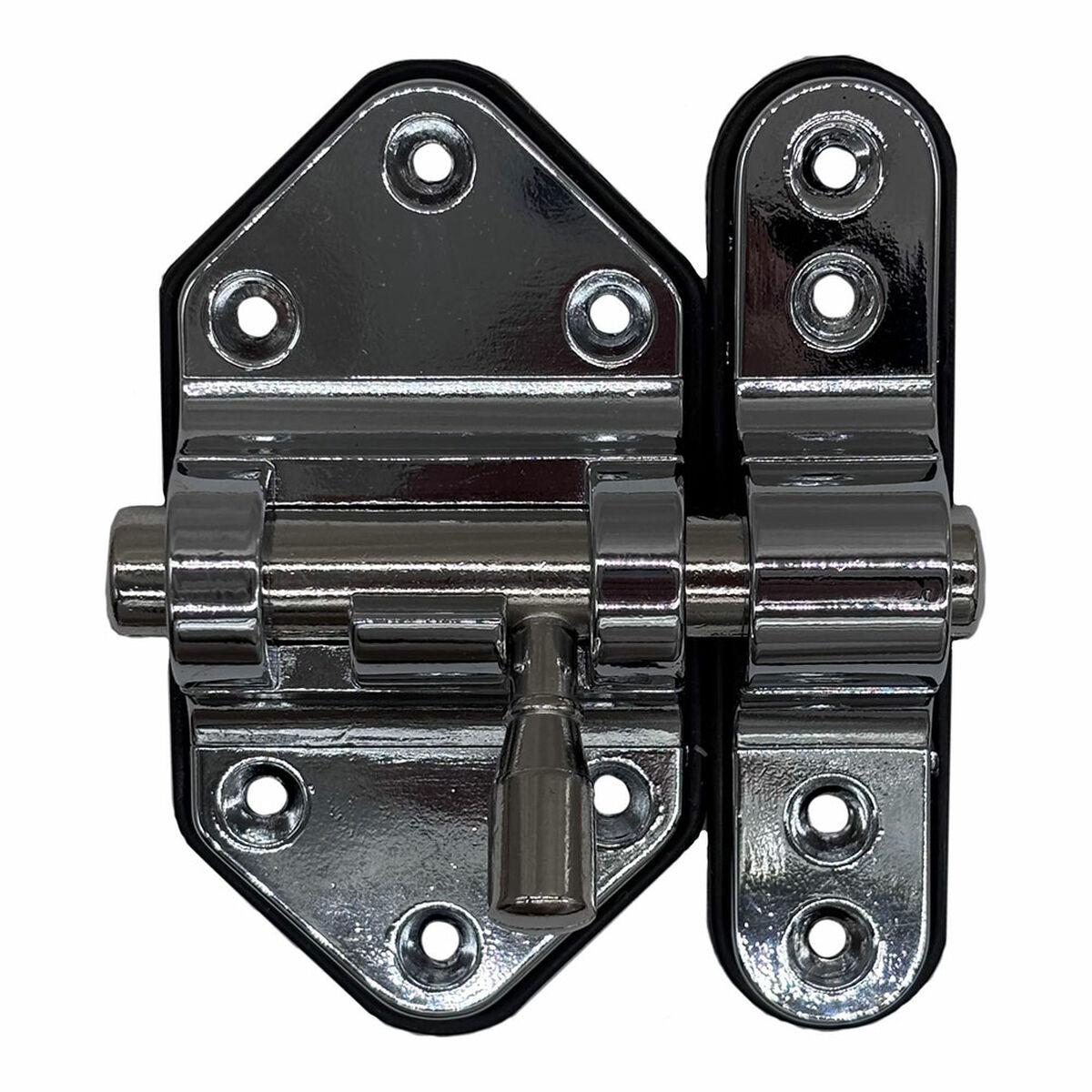 Pestillo de puerta EDM 85529 Plateado 40 mm Reforzado