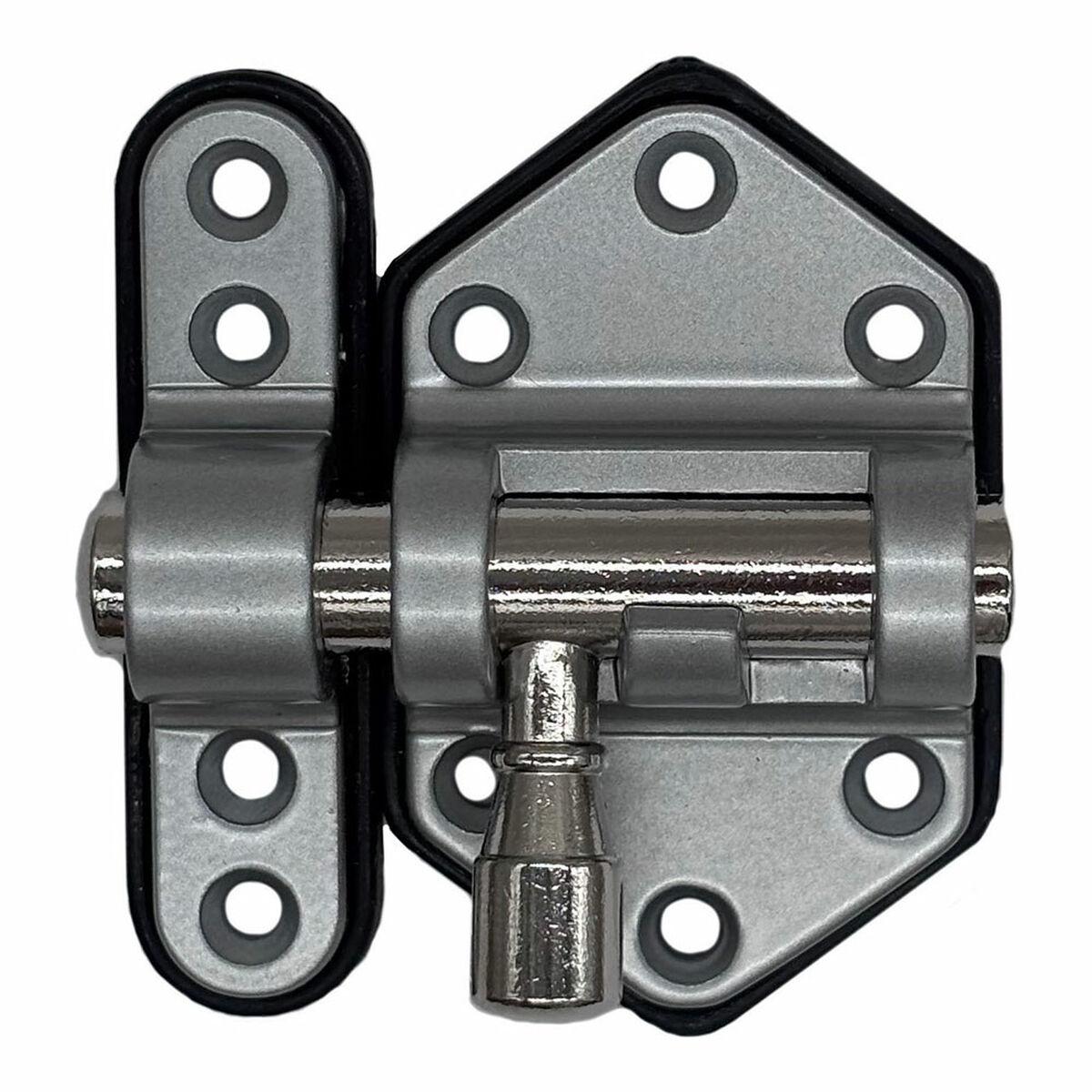 Pestillo de puerta EDM 85530 Plateado 40 mm Reforzado