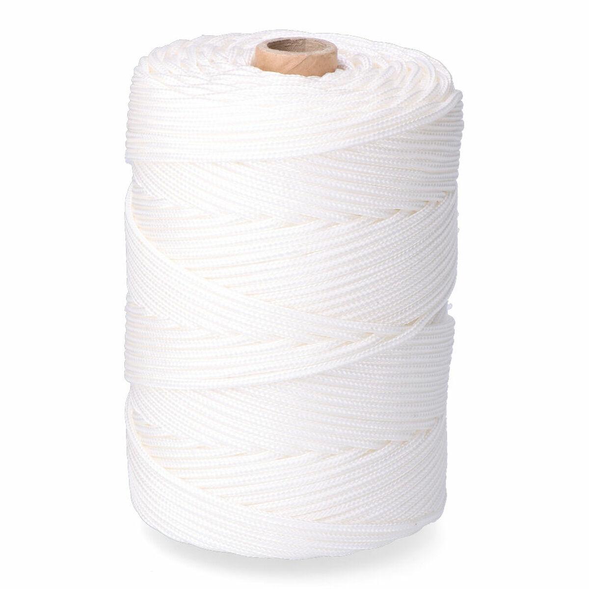 Cordón EDM 87917 Blanco Polipropileno 3 mm x 200 m Trenzado