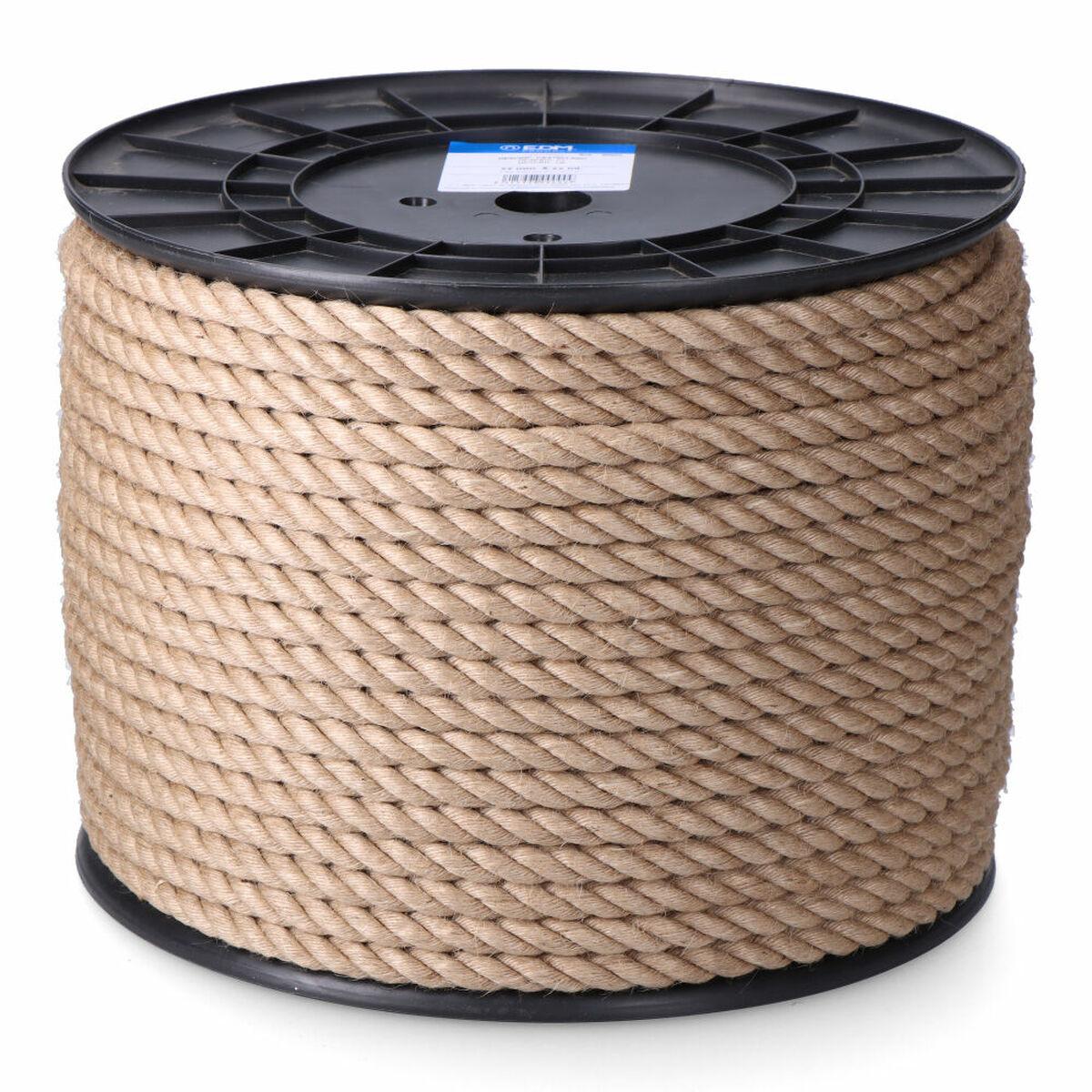 Cuerda EDM 87929 Natural Yute 12 mm x 100 m