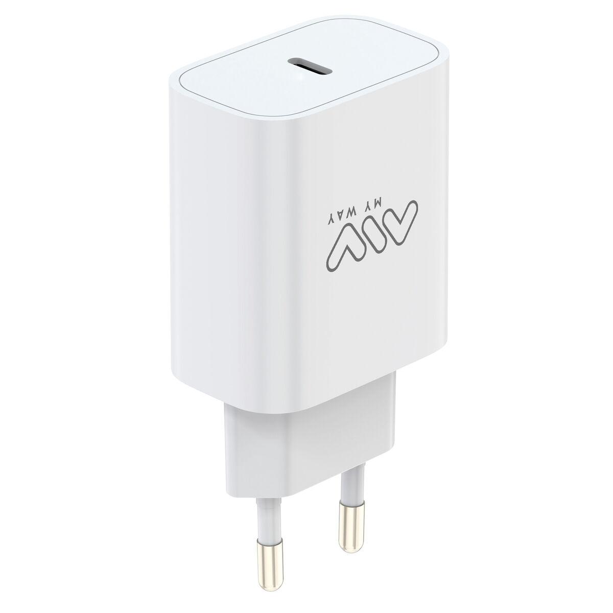 myway cargador de pared Tipo C PD 25W blanco