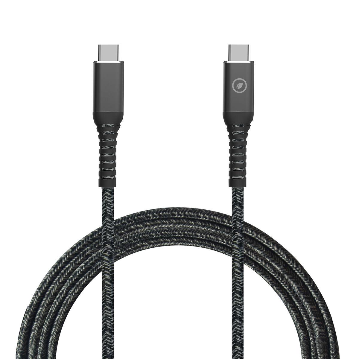 muvit for change cable Tipo C a Tipo C 5A/240W 1.2m resistente negro