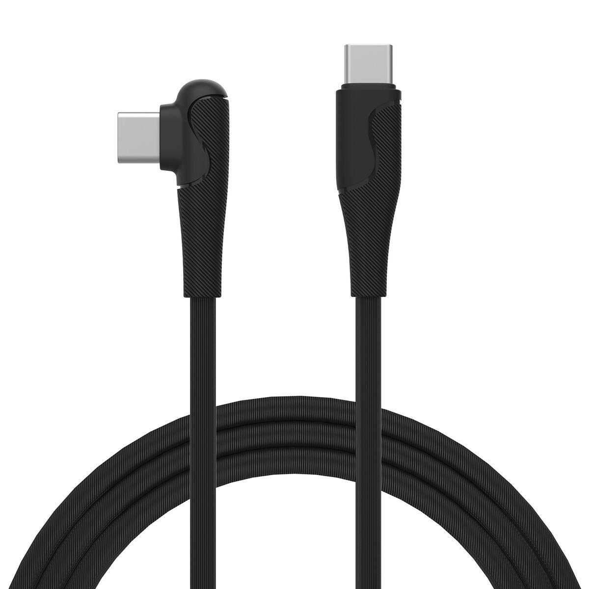 muvit for change cable Tipo C a Tipo C 3A/60W 1.2m gaming negro