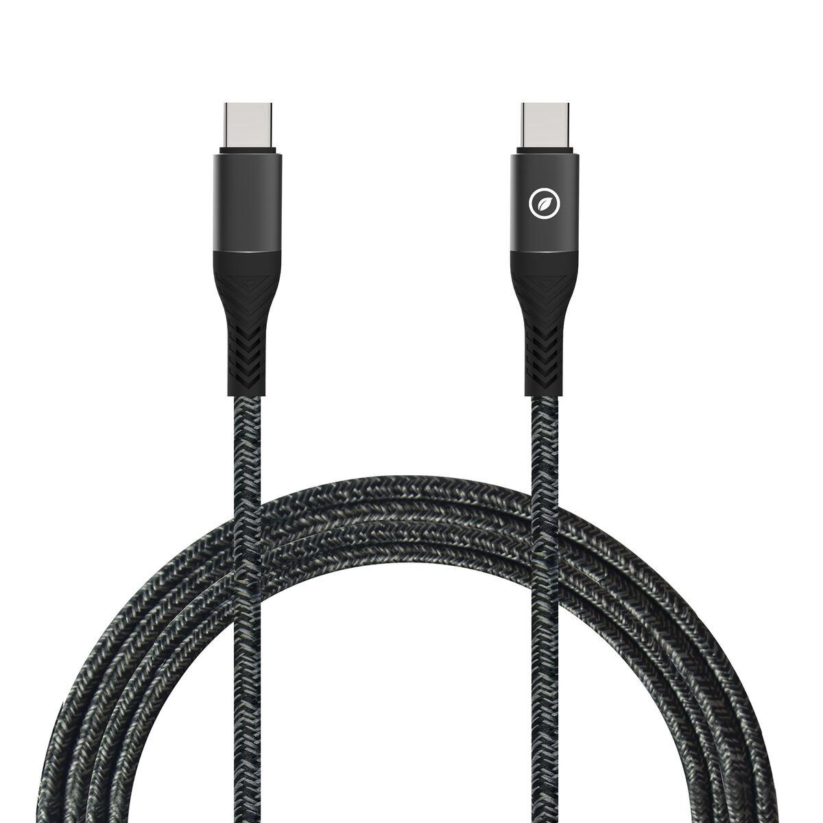 muvit for change cable Tipo C a Tipo C 5A/100W 1.2m resistente negro