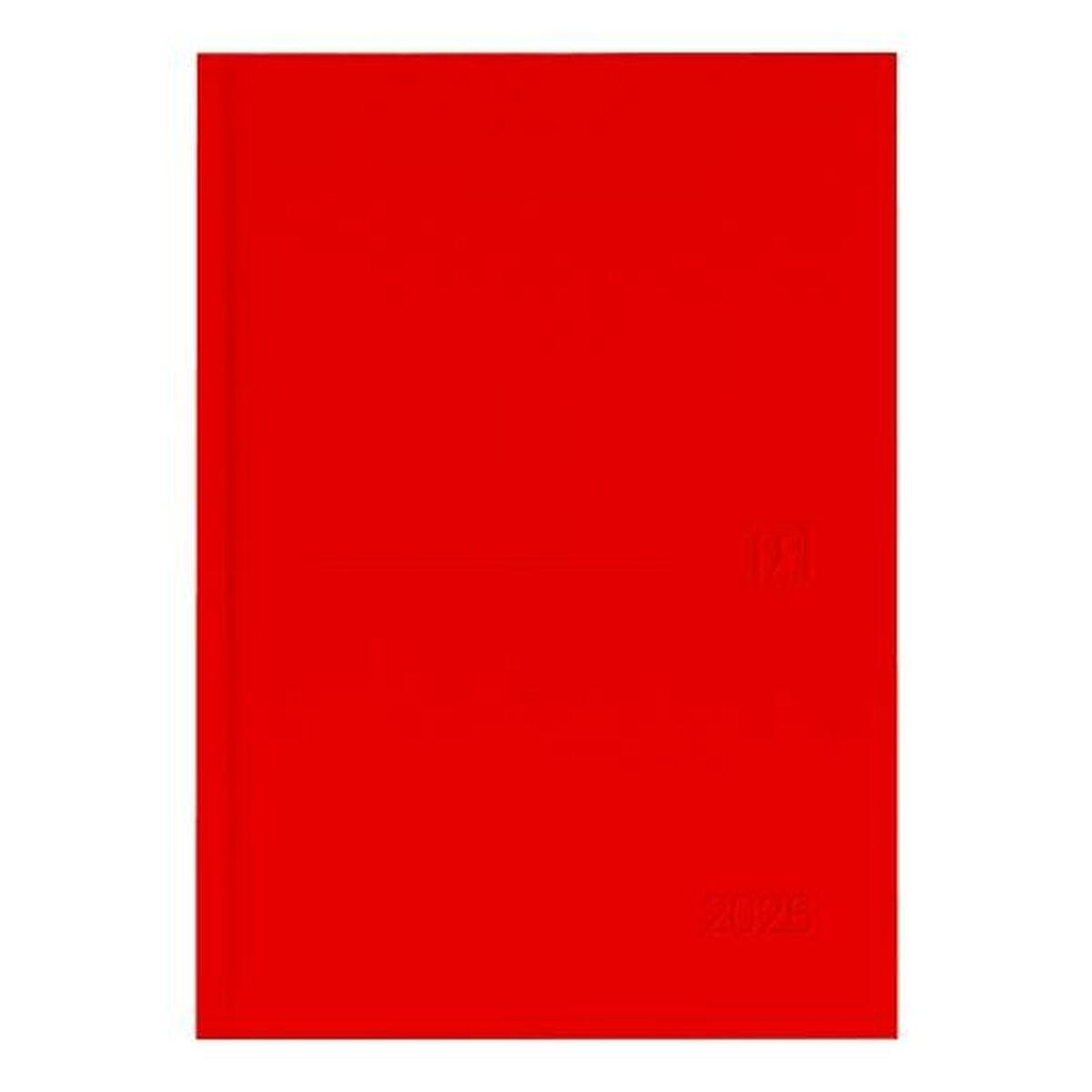 Agenda Oxford MINIMAL Rojo A5 21 x 14,8 cm 2026 (5 Unidades)