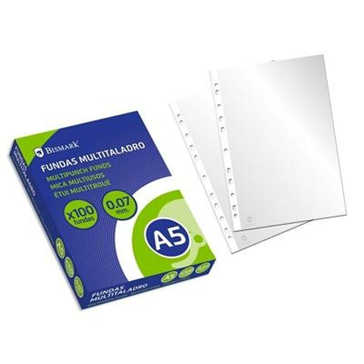 Fundas Bismark Transparente A5 Polipropileno 100 Piezas
