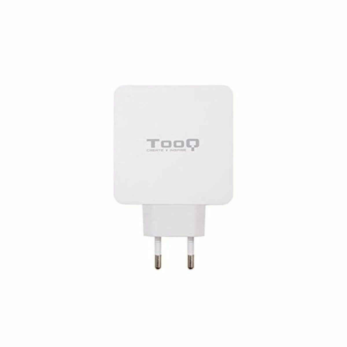 Cargador USB Pared TooQ TQWC-2SC03WT Blanco 48 W