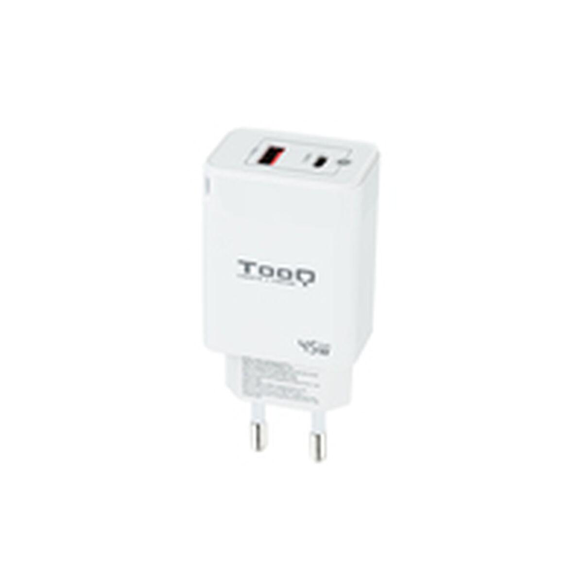 Cargador de Pared TooQ TQWC-GANQCPD45WT Blanco 45 W