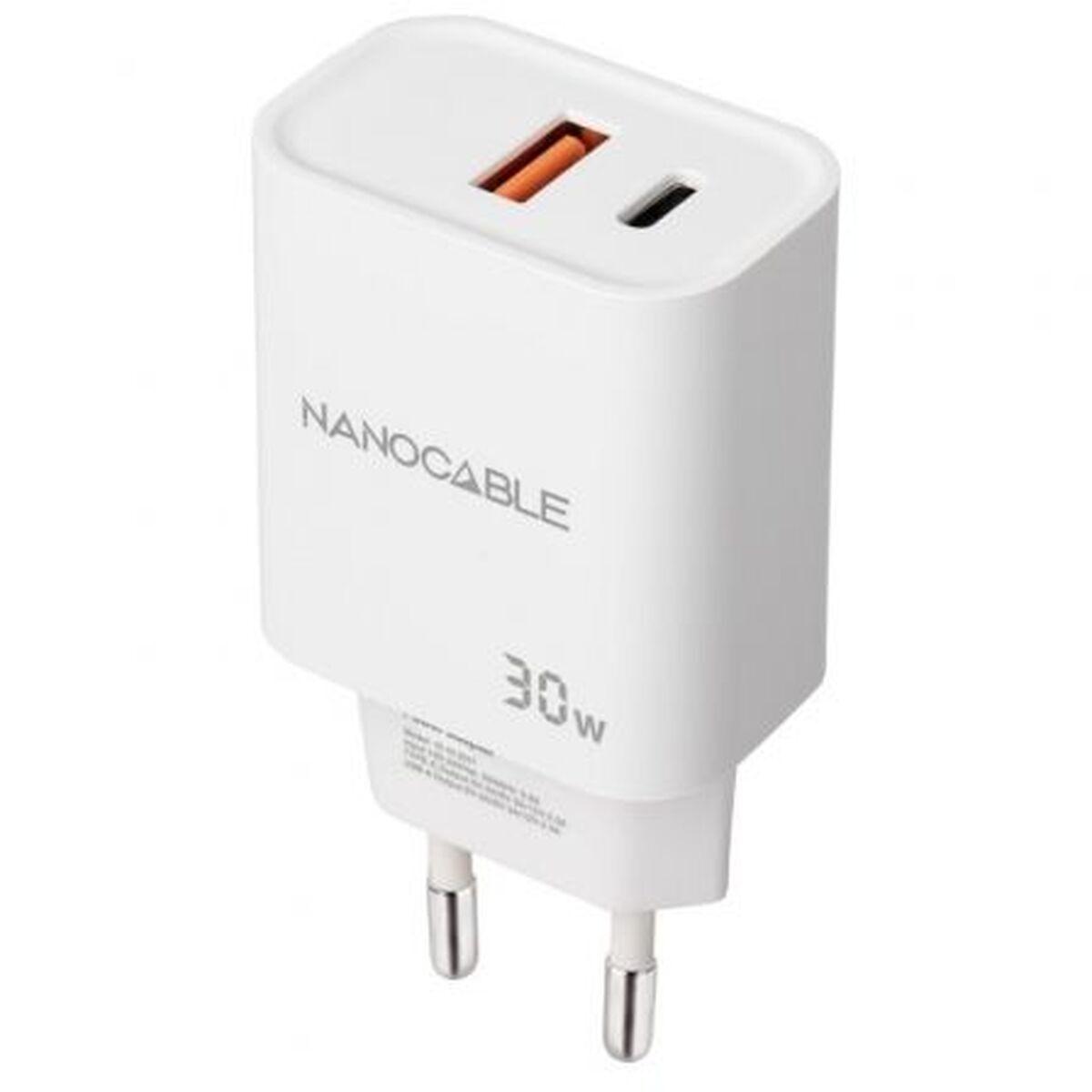 Cargador de Pared NANOCABLE 10.10.2011 Blanco 30 W