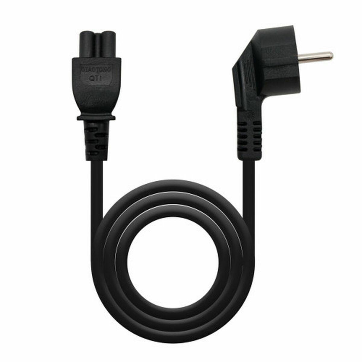 Cable de Alimentación NANOCABLE 10.22.0302-L200 Negro 2 m