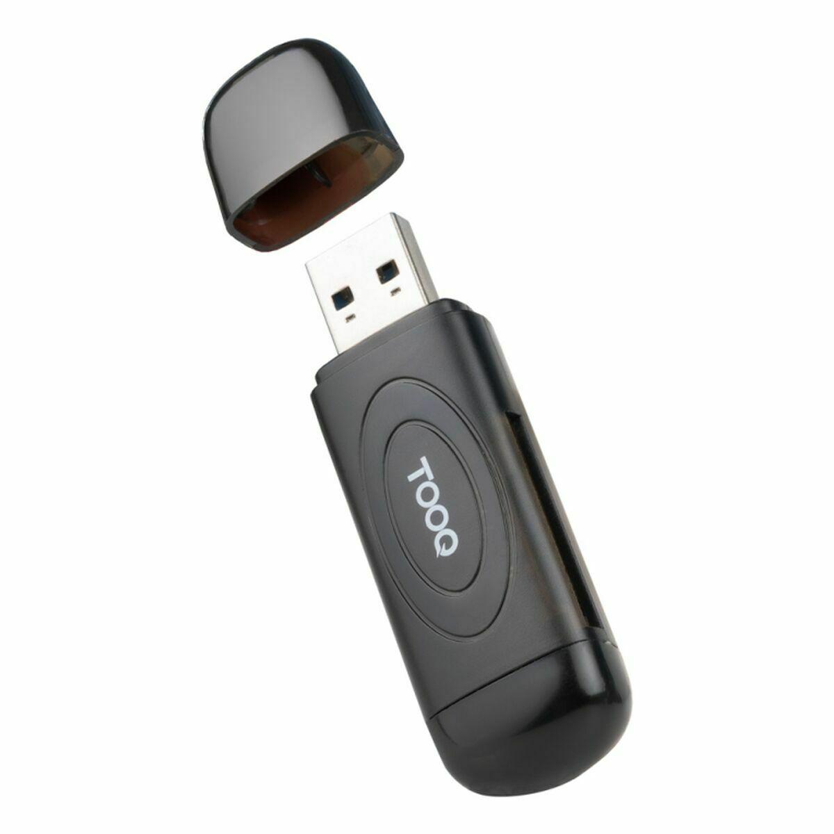 Lector de Tarjetas TooQ TQR-3002B Negro