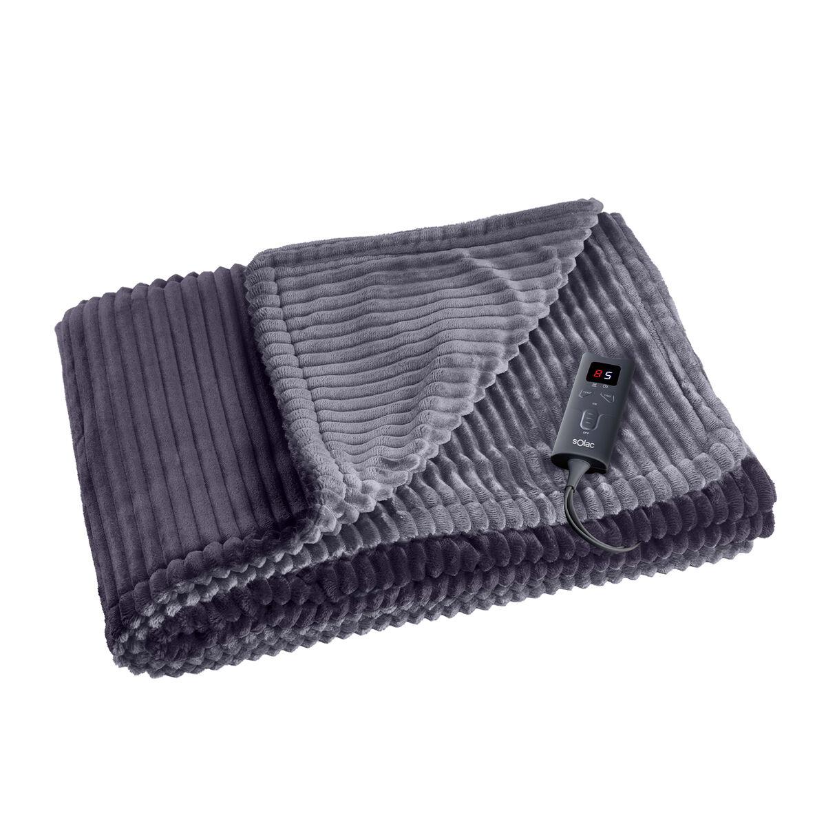 Manta Eléctrica Solac CT8706 120 x 160 cm Gris 100 % poliéster
