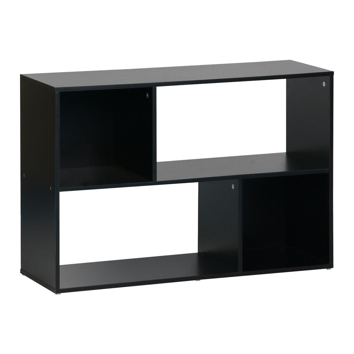 Estantería MobleKit Negro Madera 85 x 30 x 59 cm