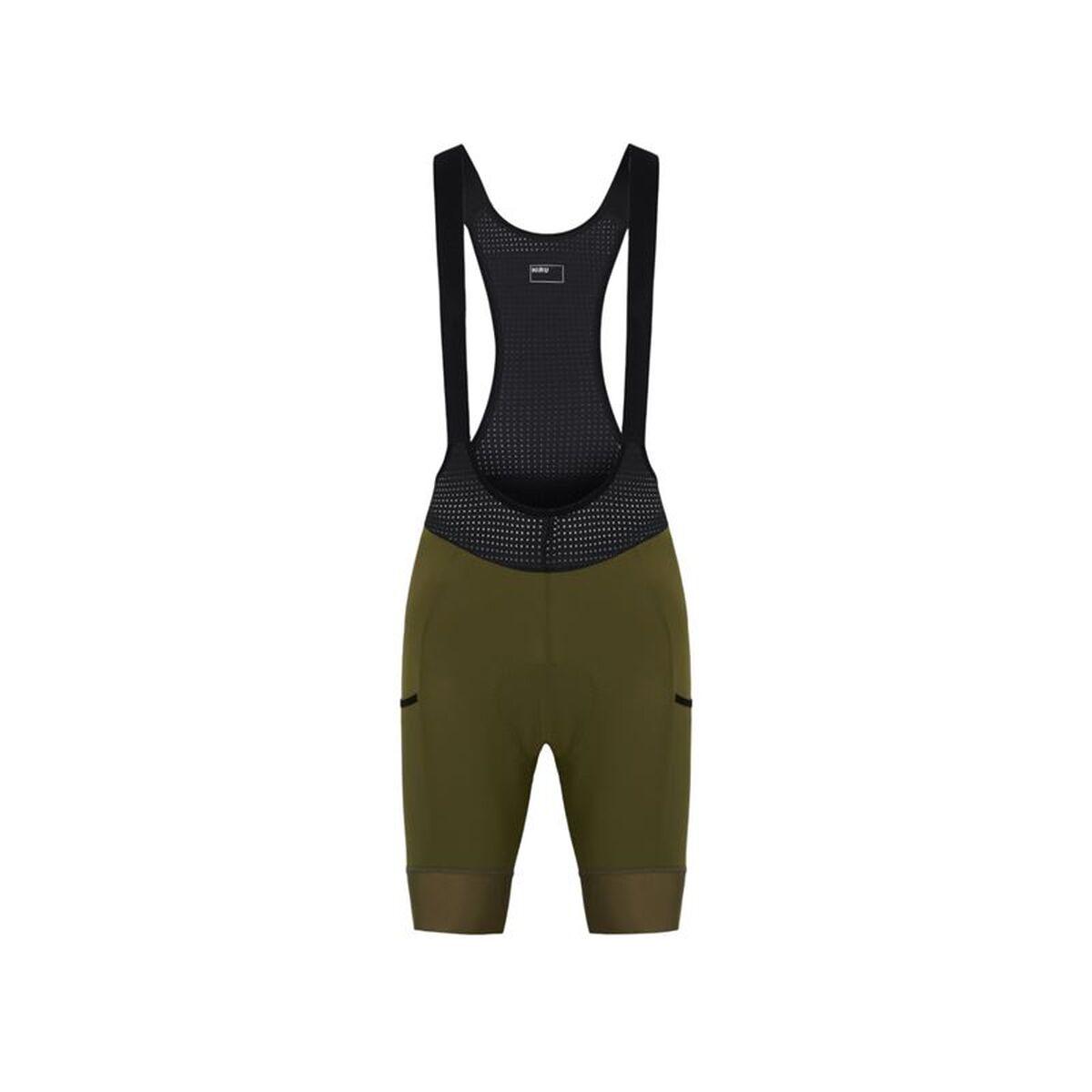 Culotte Hiru Adv Cargo Bibshort Oliva Ciclismo